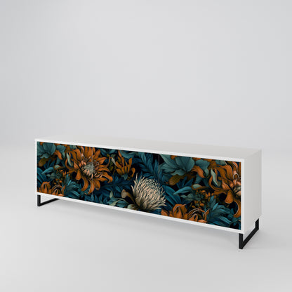 MORNING BLOOM Mueble de TV de 3 Puertas