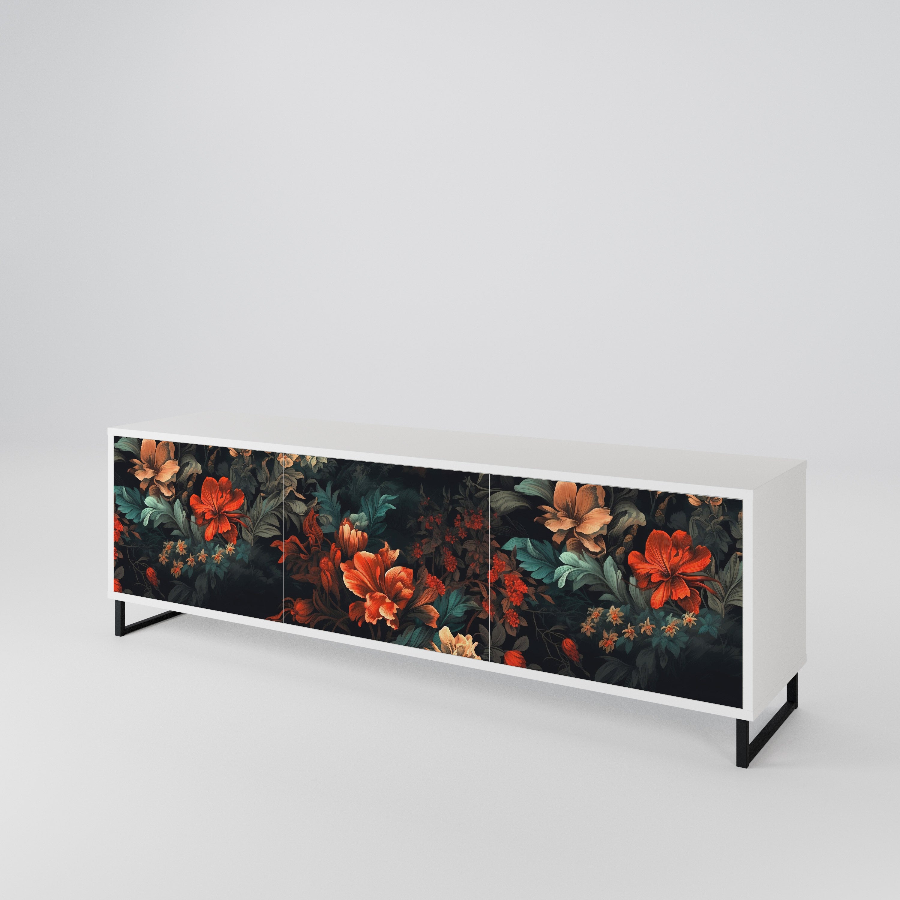 IMAGINARY BLOSSOM Mueble de TV de 3 Puertas
