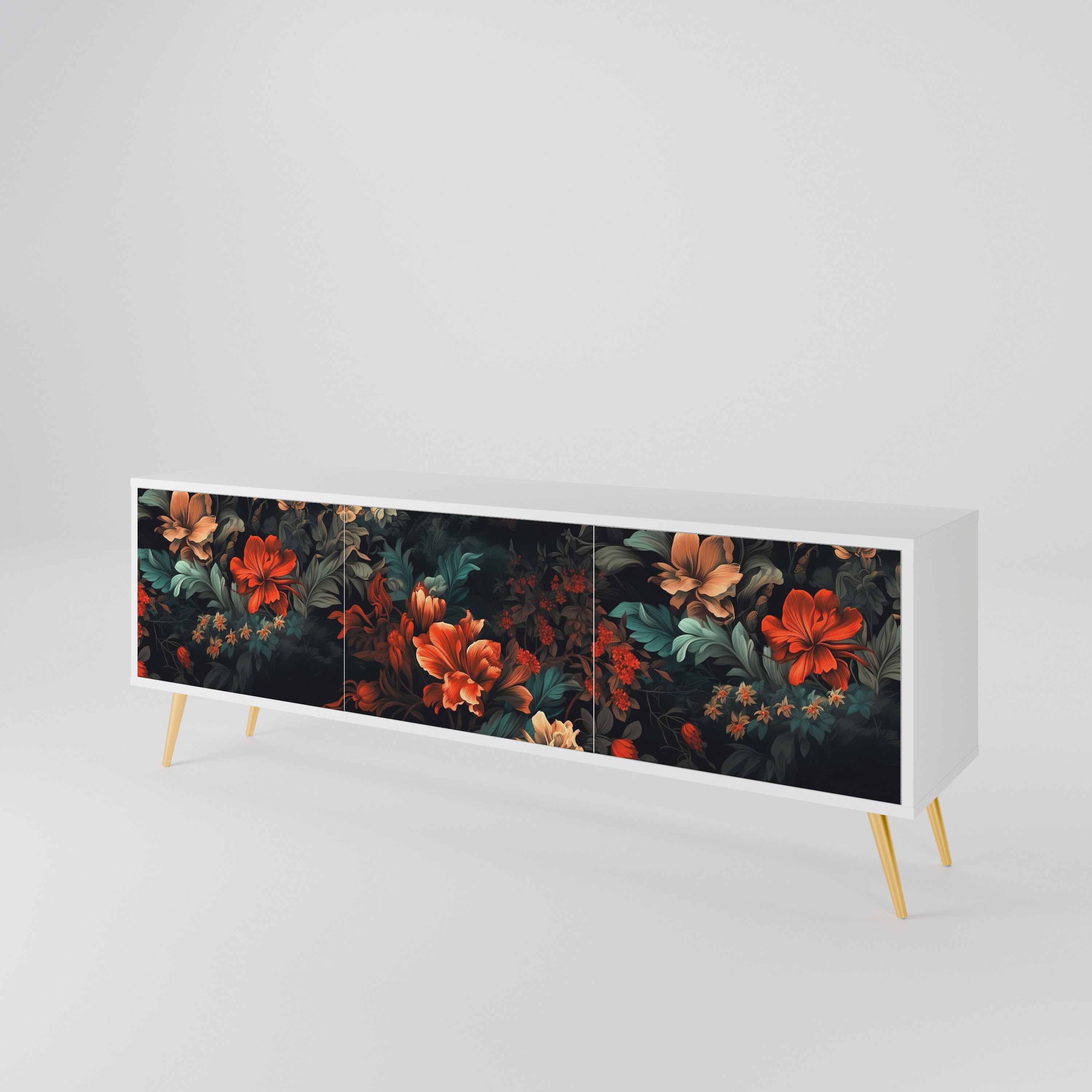 IMAGINARY BLOSSOM Mueble de TV de 3 Puertas