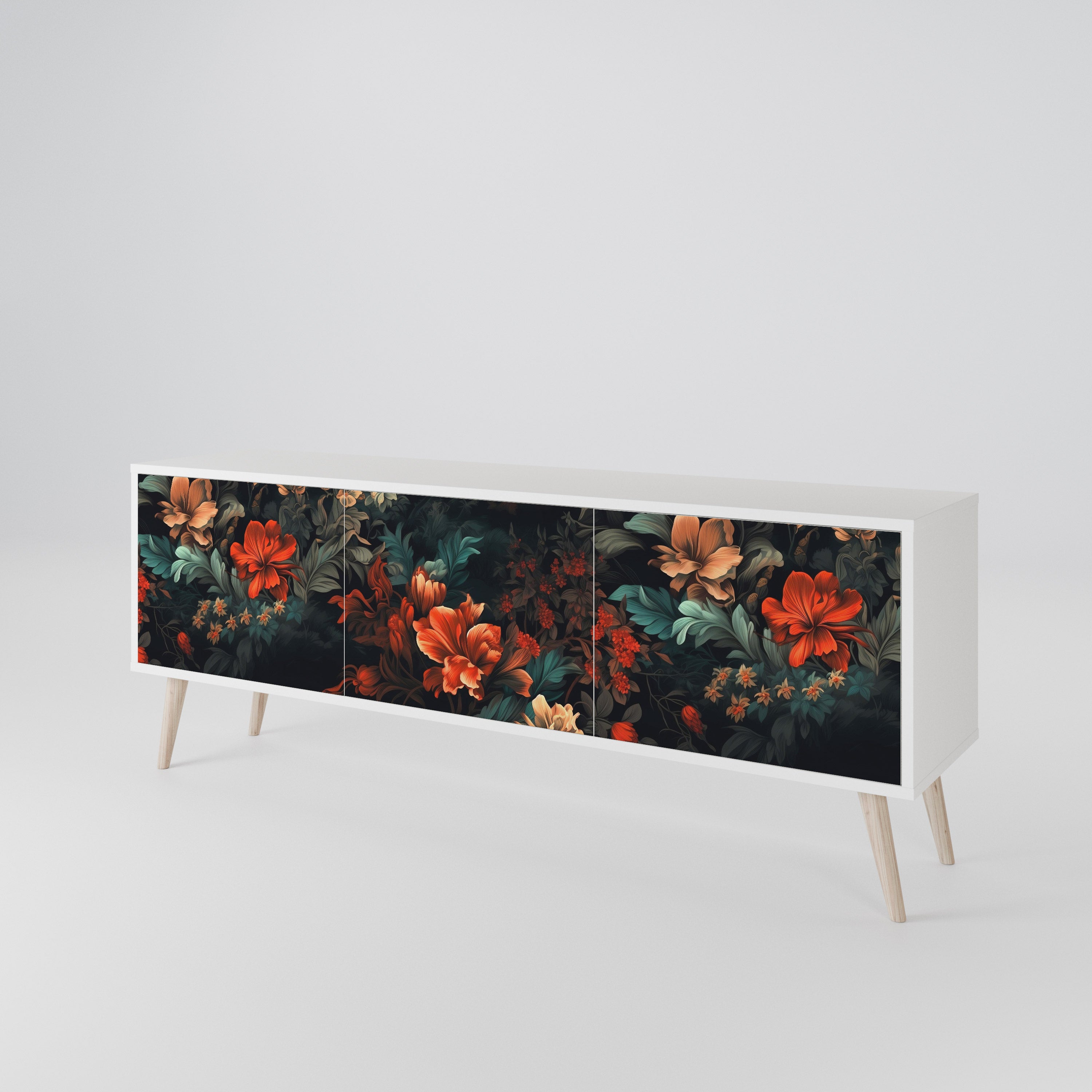 IMAGINARY BLOSSOM Mueble de TV de 3 Puertas
