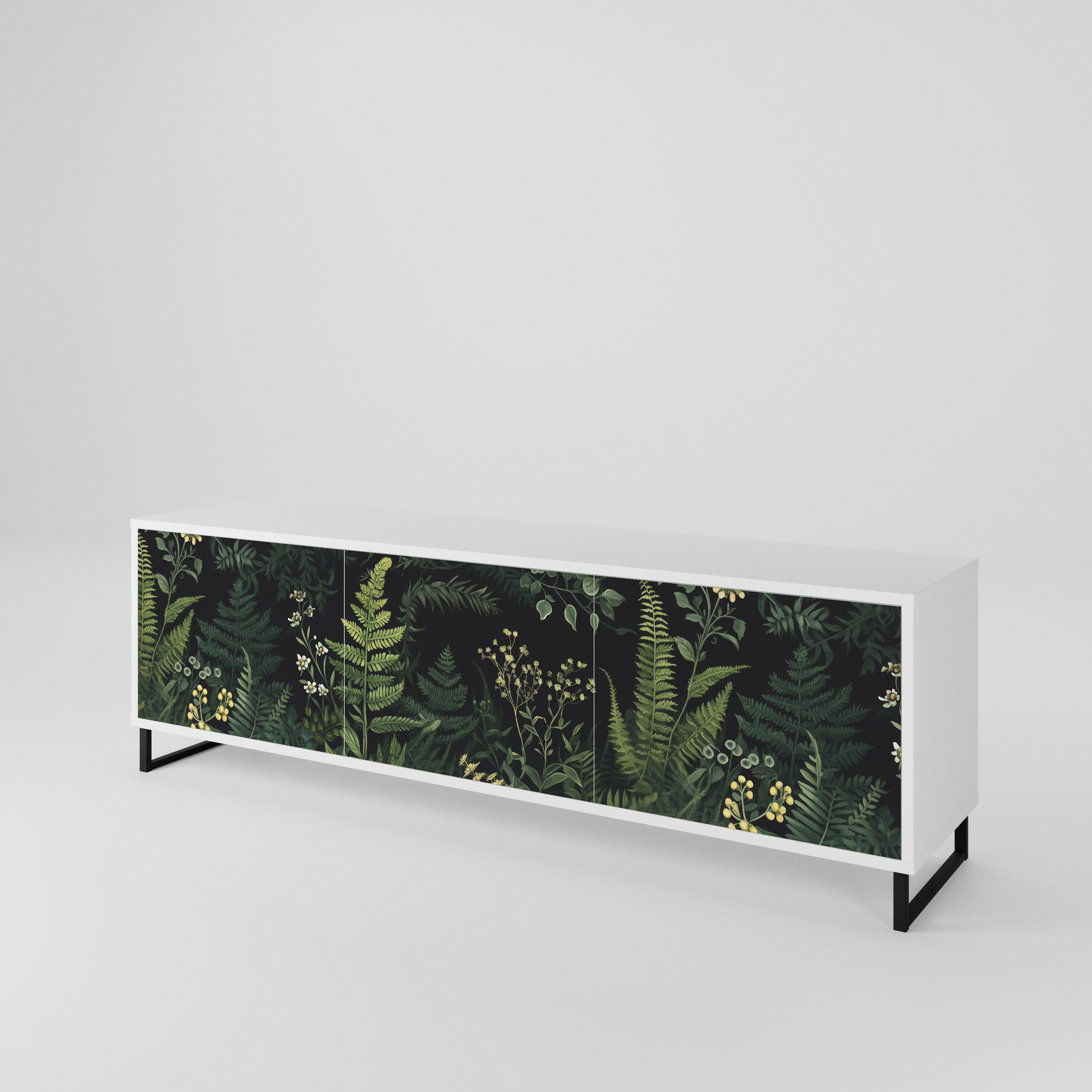 FERN FLOWERS 3-türiges TV-Lowboard