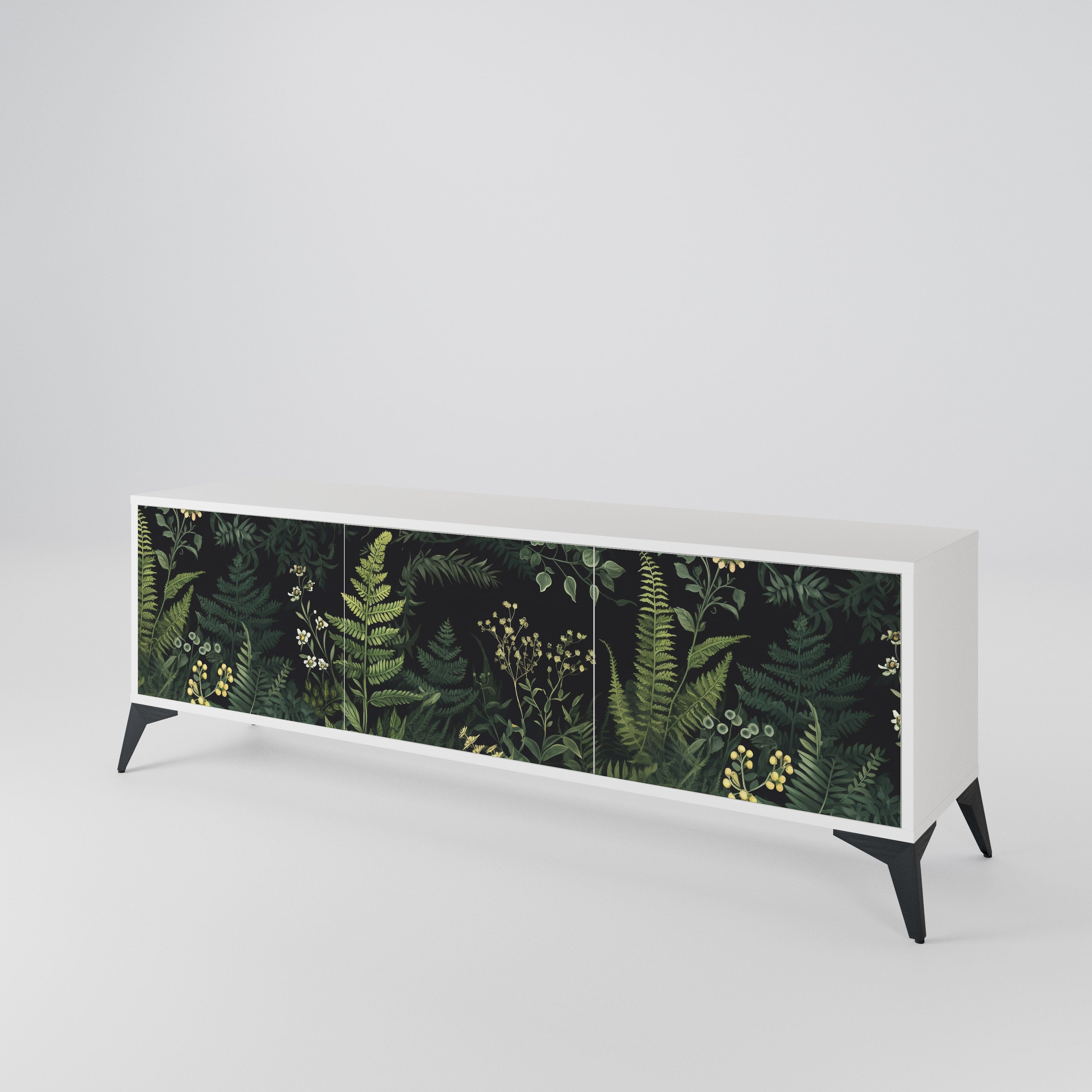 FERN FLOWERS 3-türiges TV-Lowboard