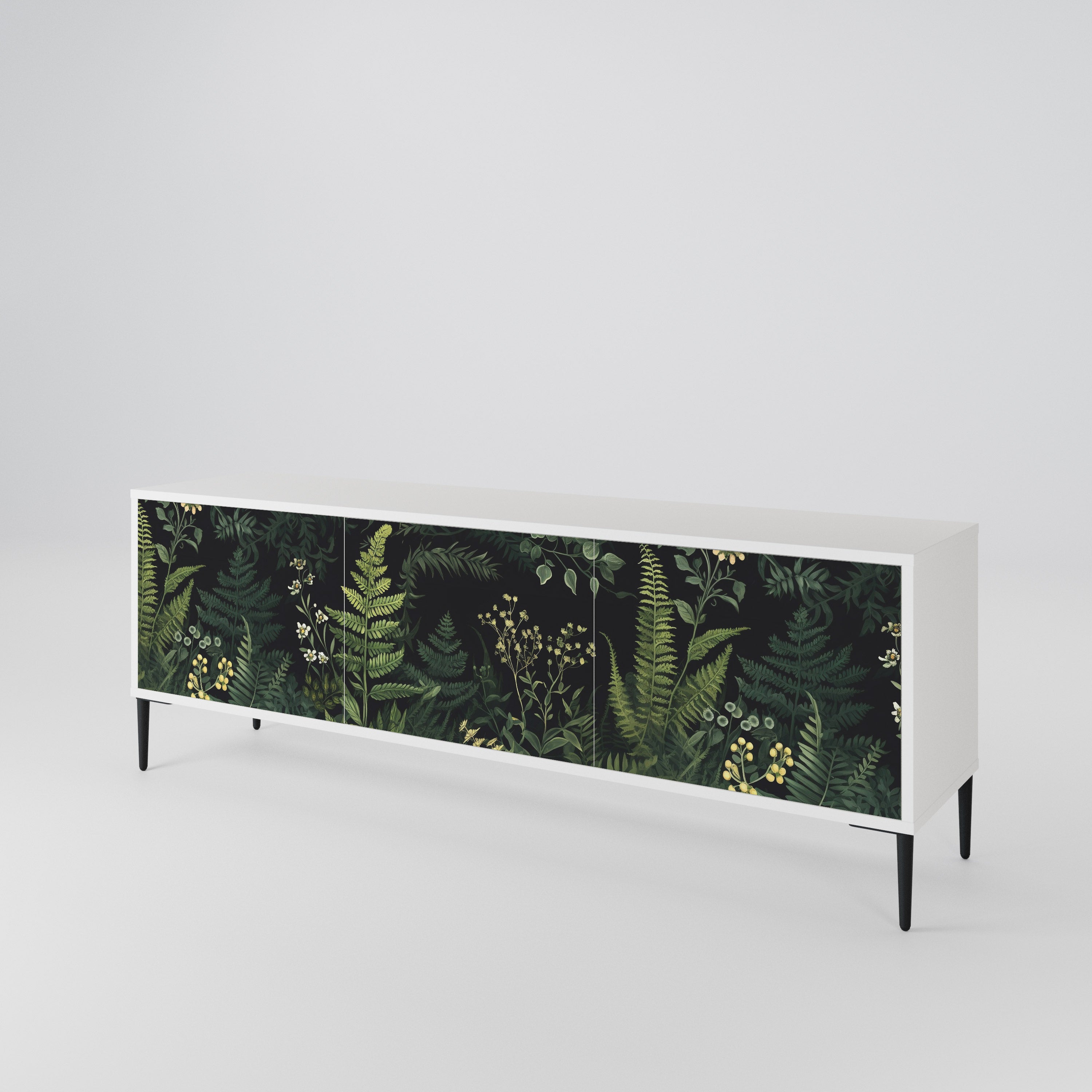 FERN FLOWERS 3-türiges TV-Lowboard