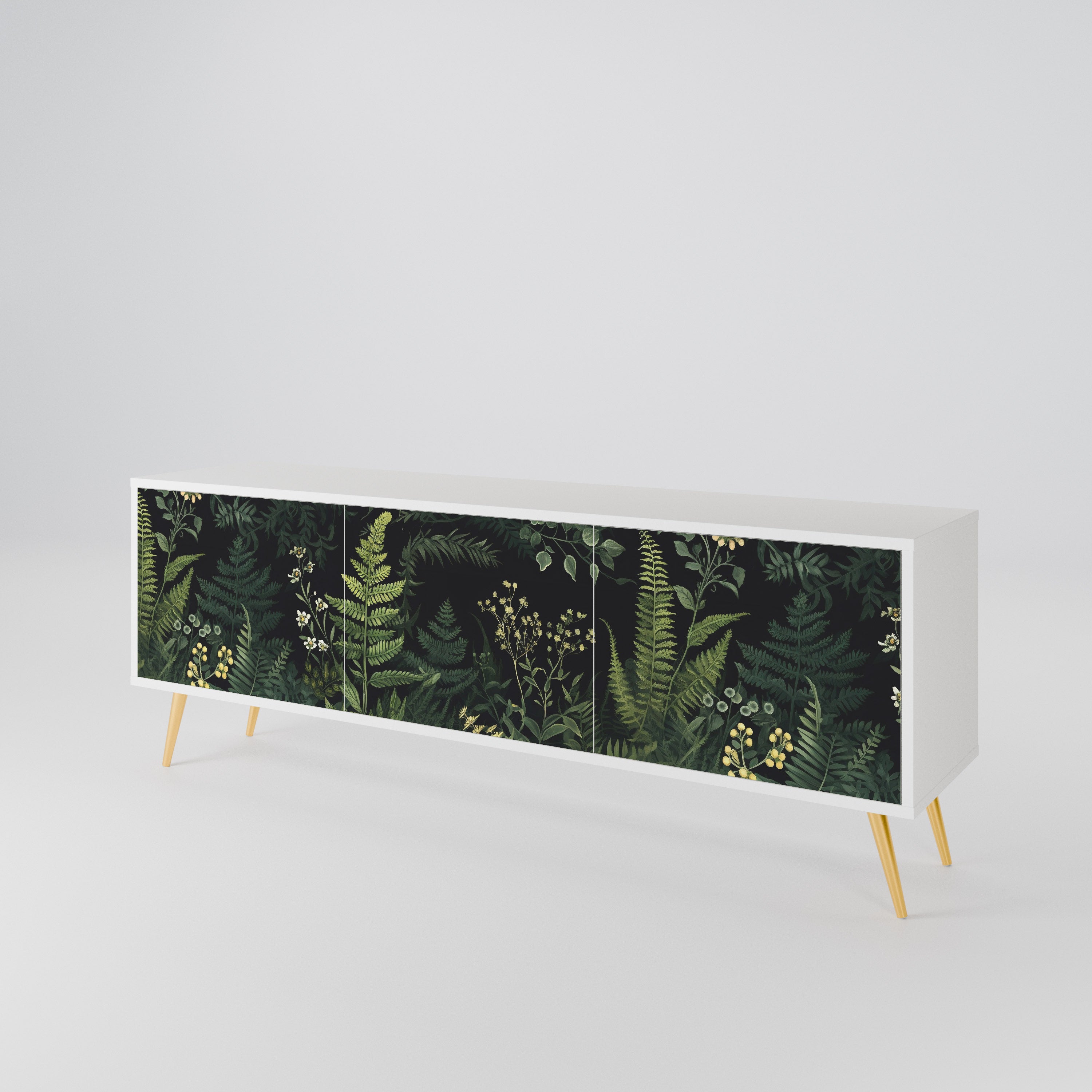 FERN FLOWERS 3-türiges TV-Lowboard