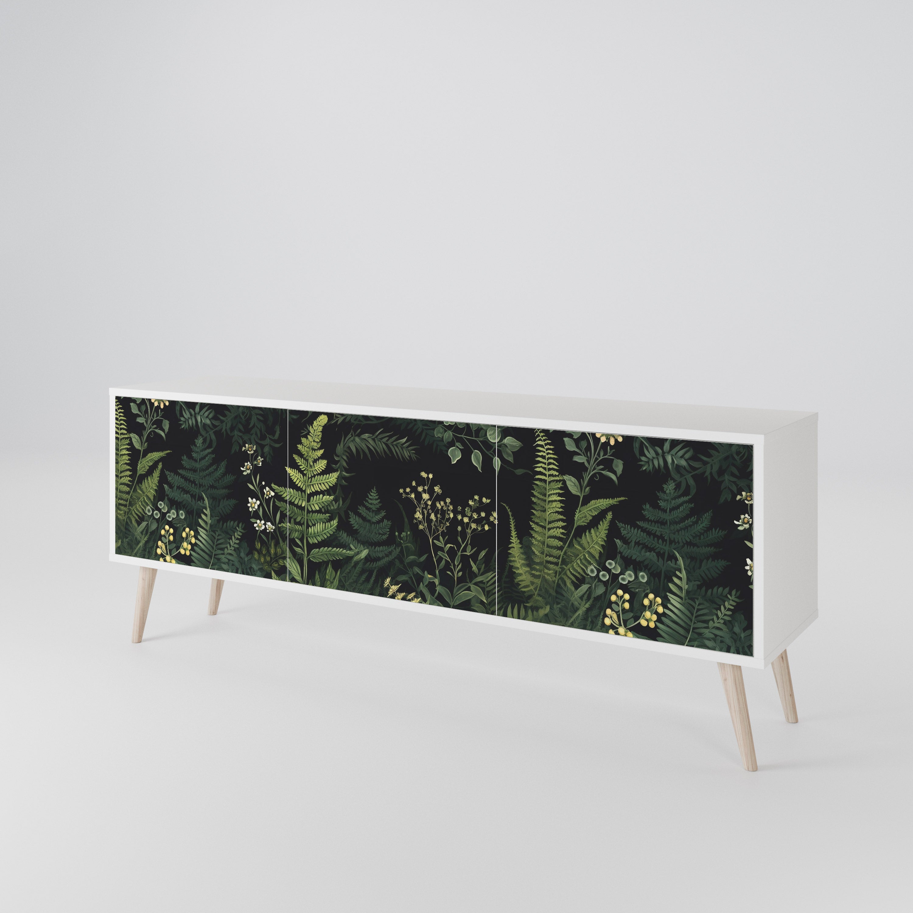 FERN FLOWERS 3-türiges TV-Lowboard