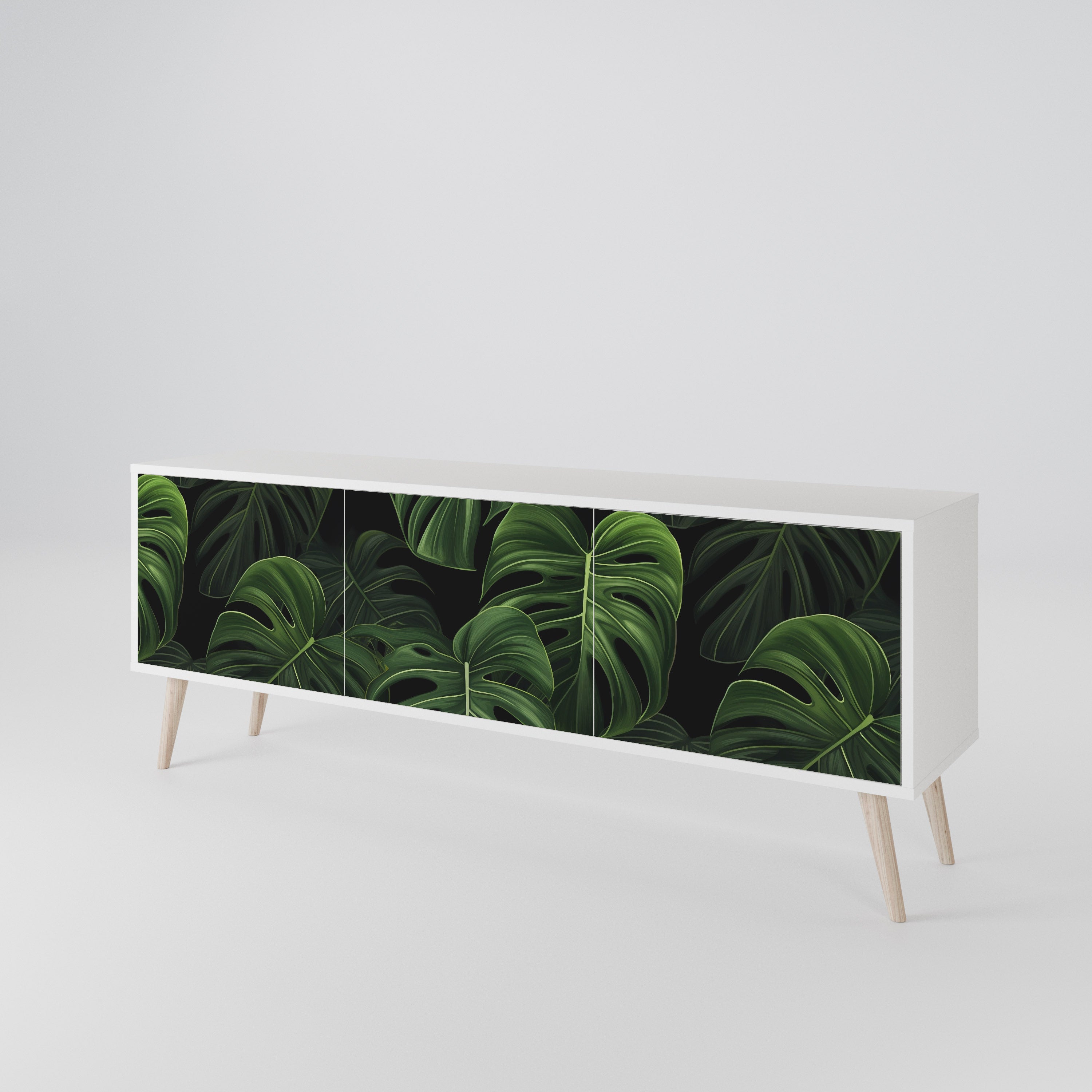 INFINITE MONSTERA 3-türiges TV-Lowboard