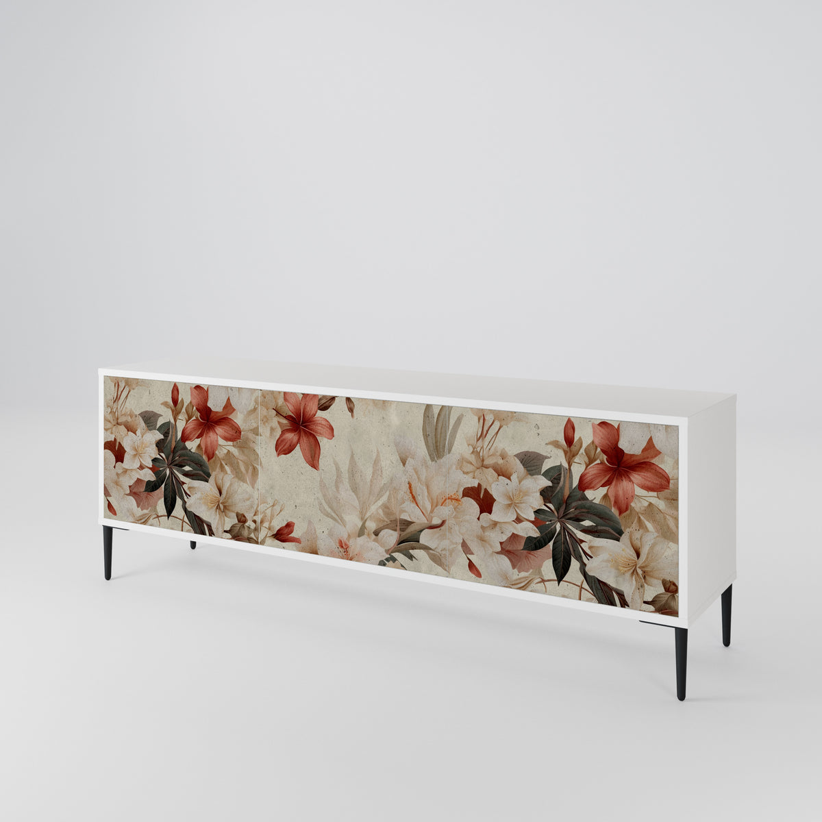 PETAL HARMONY 3-Door TV Cabinet