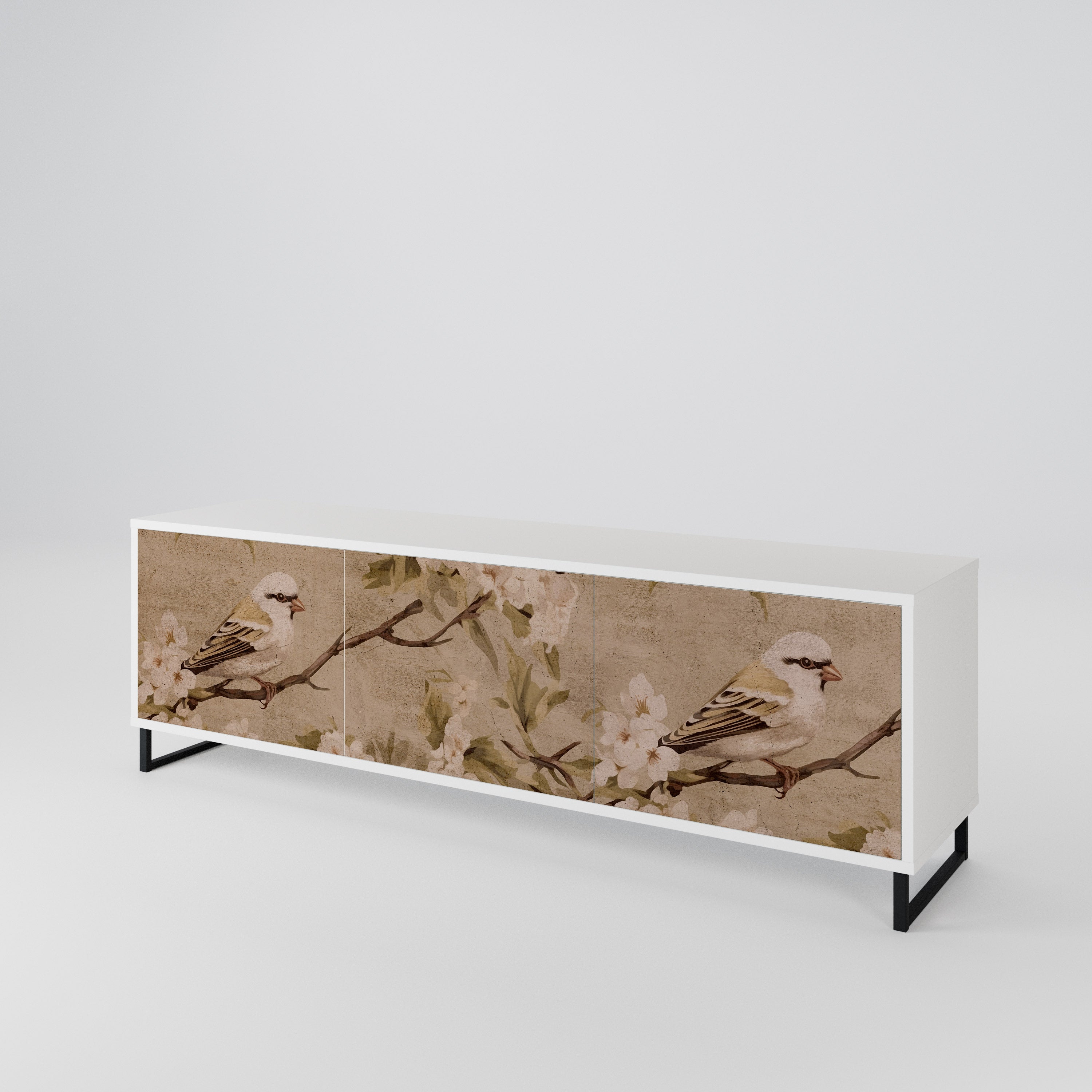 PETAL DISTINGUISH 3-türiges TV-Lowboard