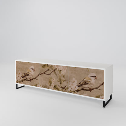 PETAL DISTINGUISH Έπιπλο τηλεόρασης 3-θυρών