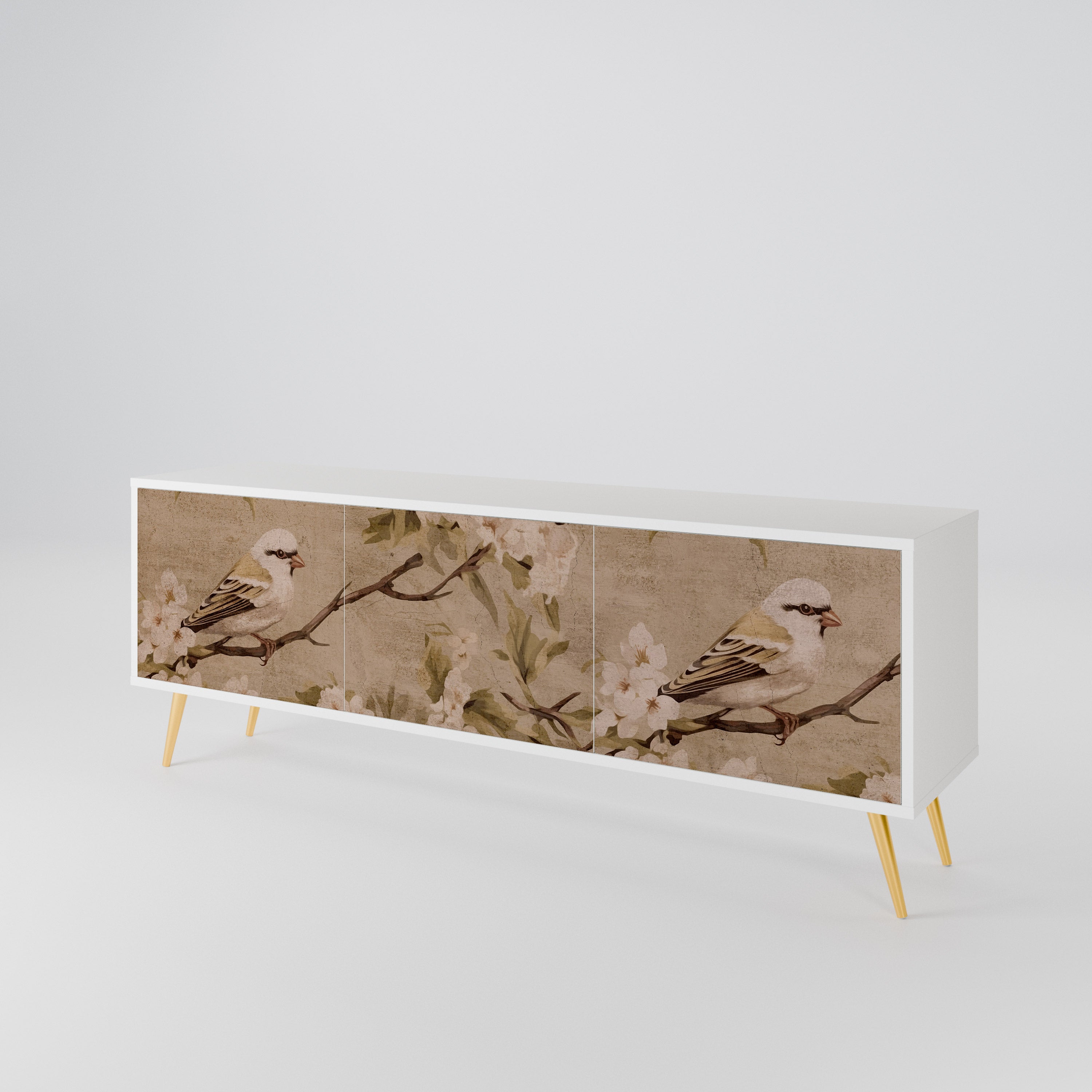 PETAL DISTINGUISH 3-türiges TV-Lowboard