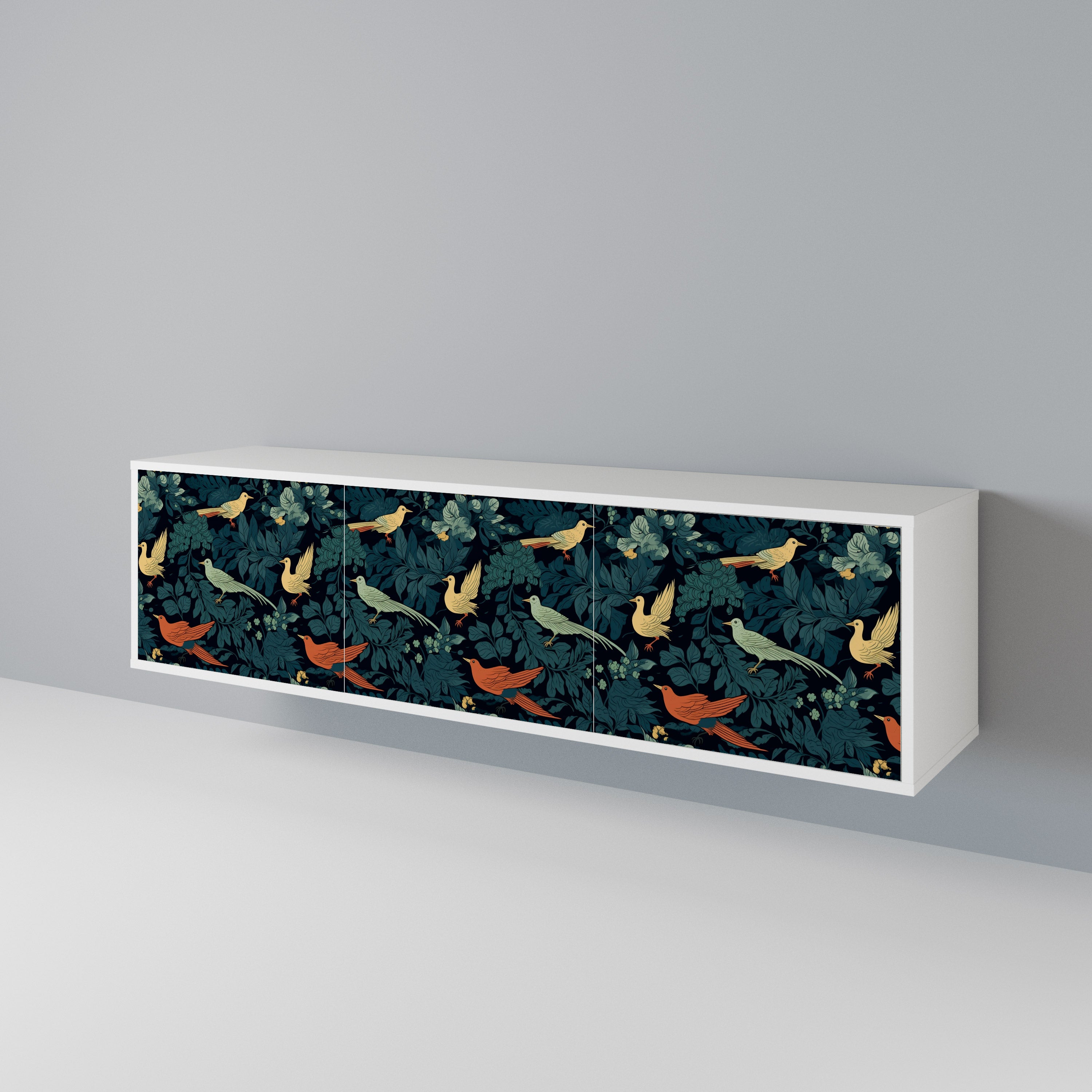 FOWL ORNAMENT 3-türiges TV-Lowboard