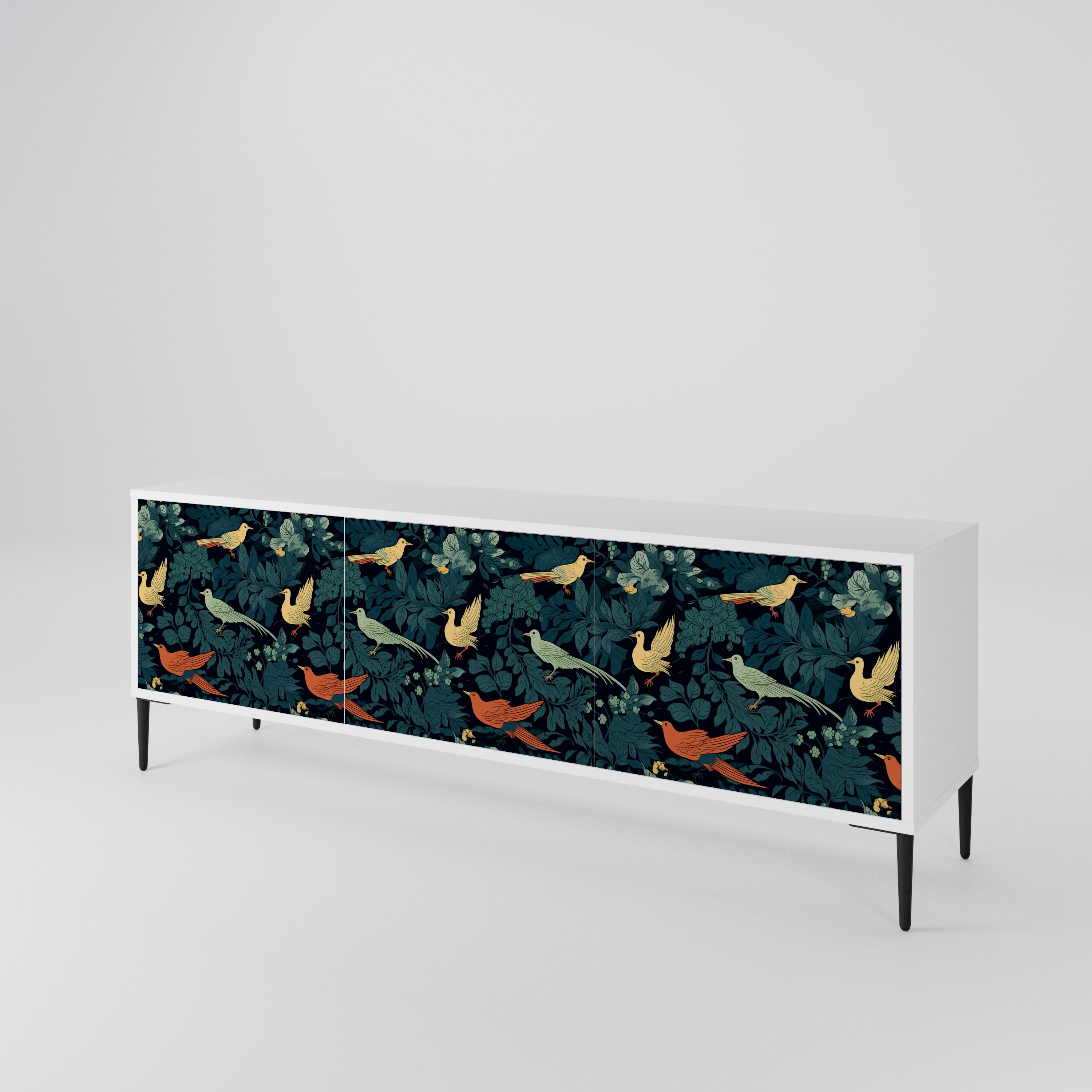FOWL ORNAMENT 3-türiges TV-Lowboard