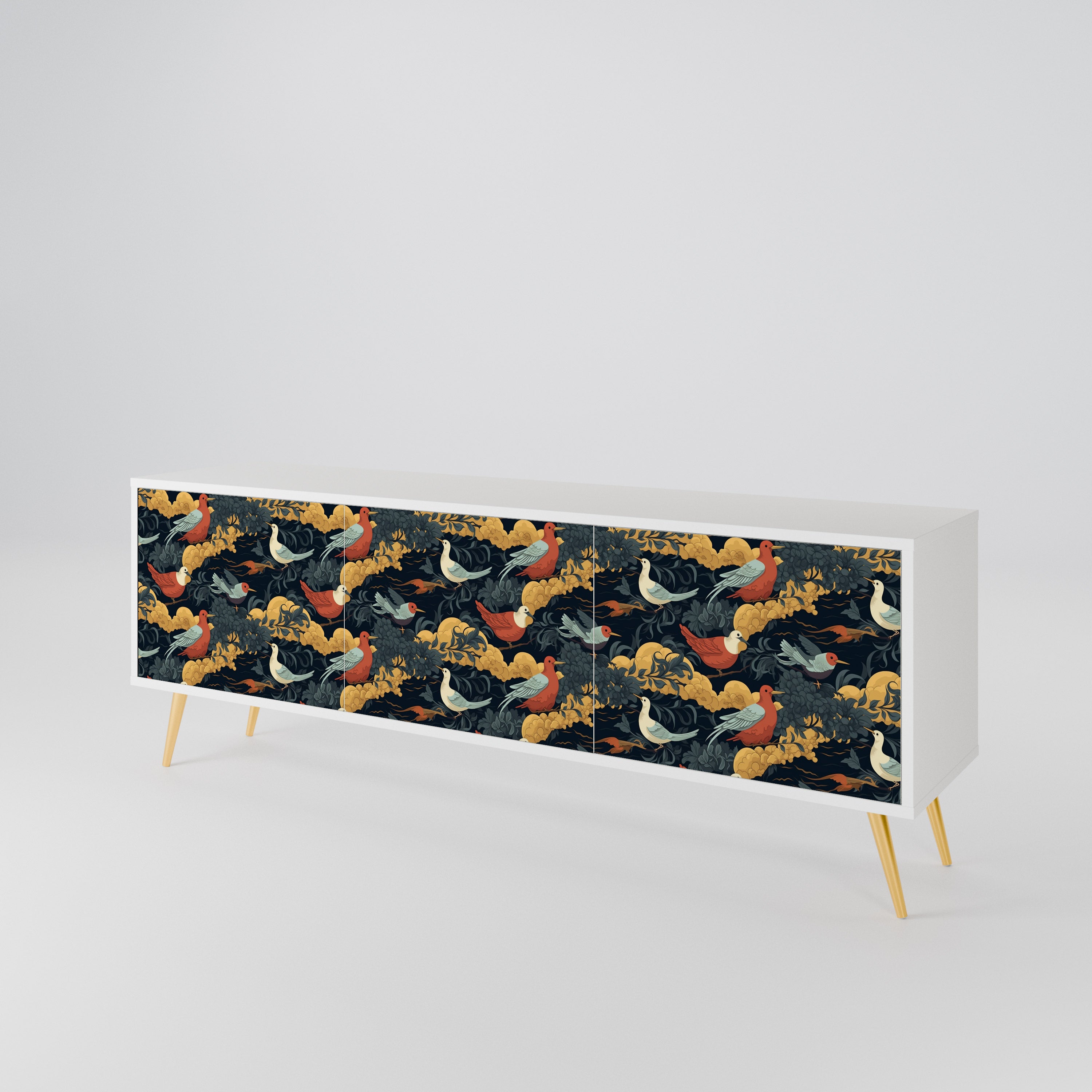 FOWLY DAZE 3-türiges TV-Lowboard
