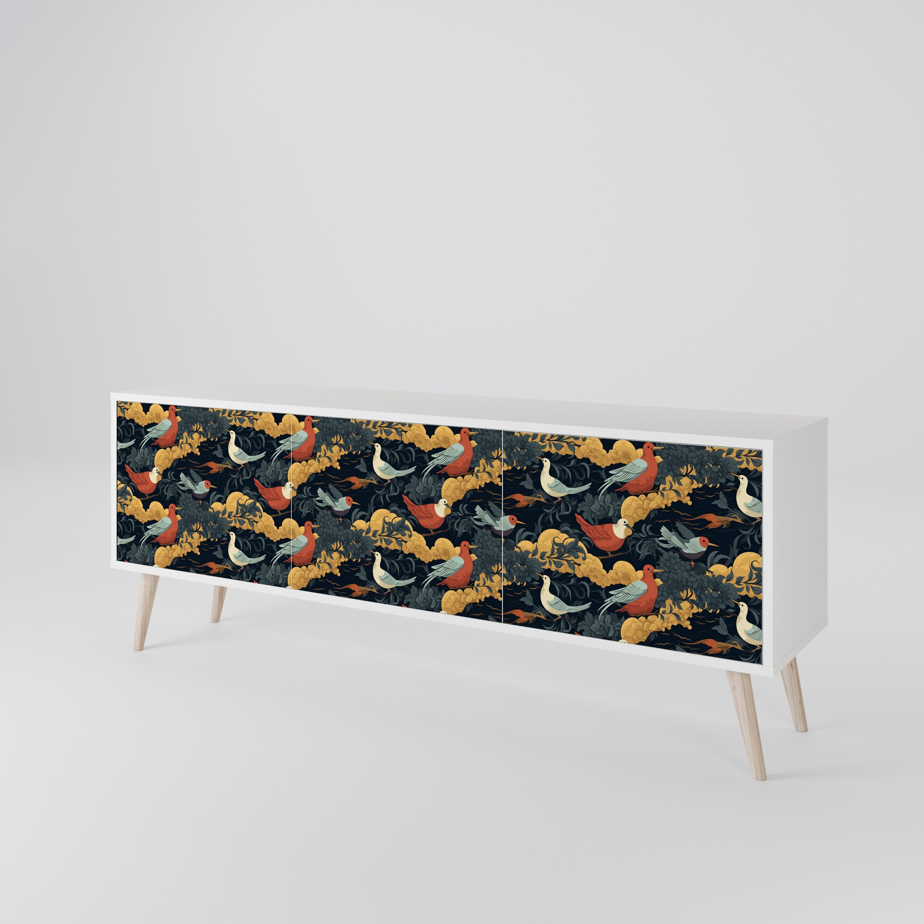 FOWLY DAZE 3-türiges TV-Lowboard