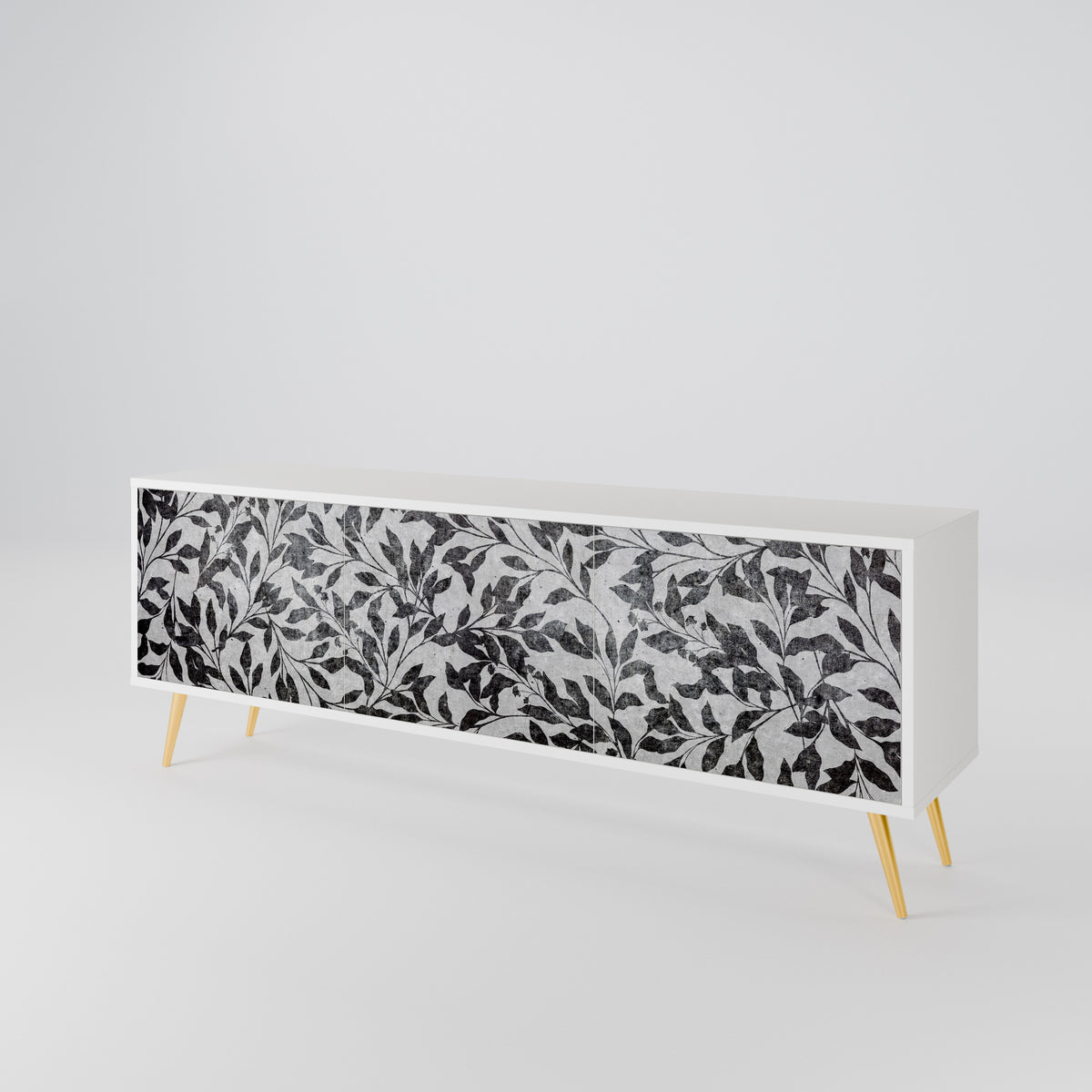 CHARCOAL SPROUT 3-türiges TV-Lowboard
