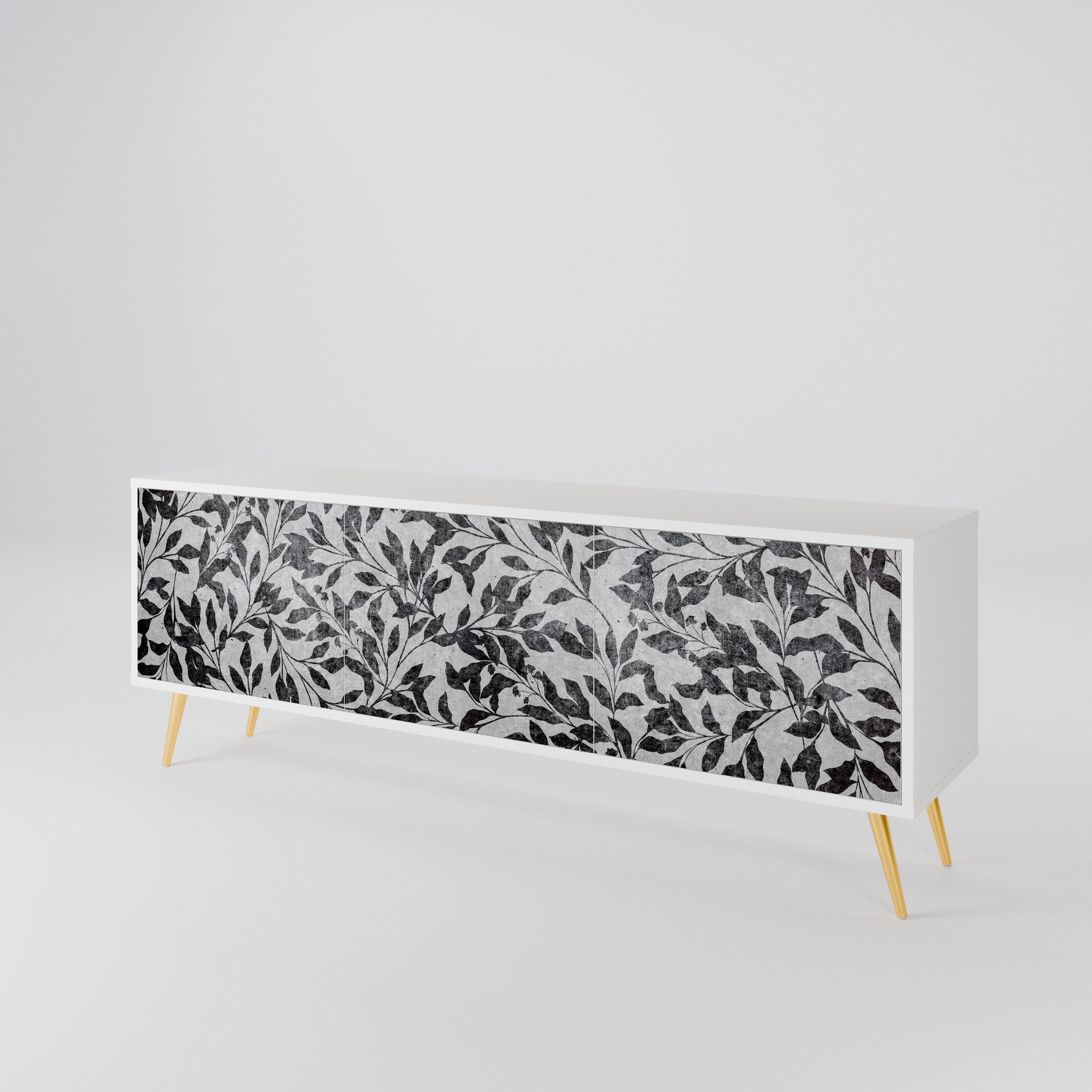 CHARCOAL SPROUT 3-türiges TV-Lowboard