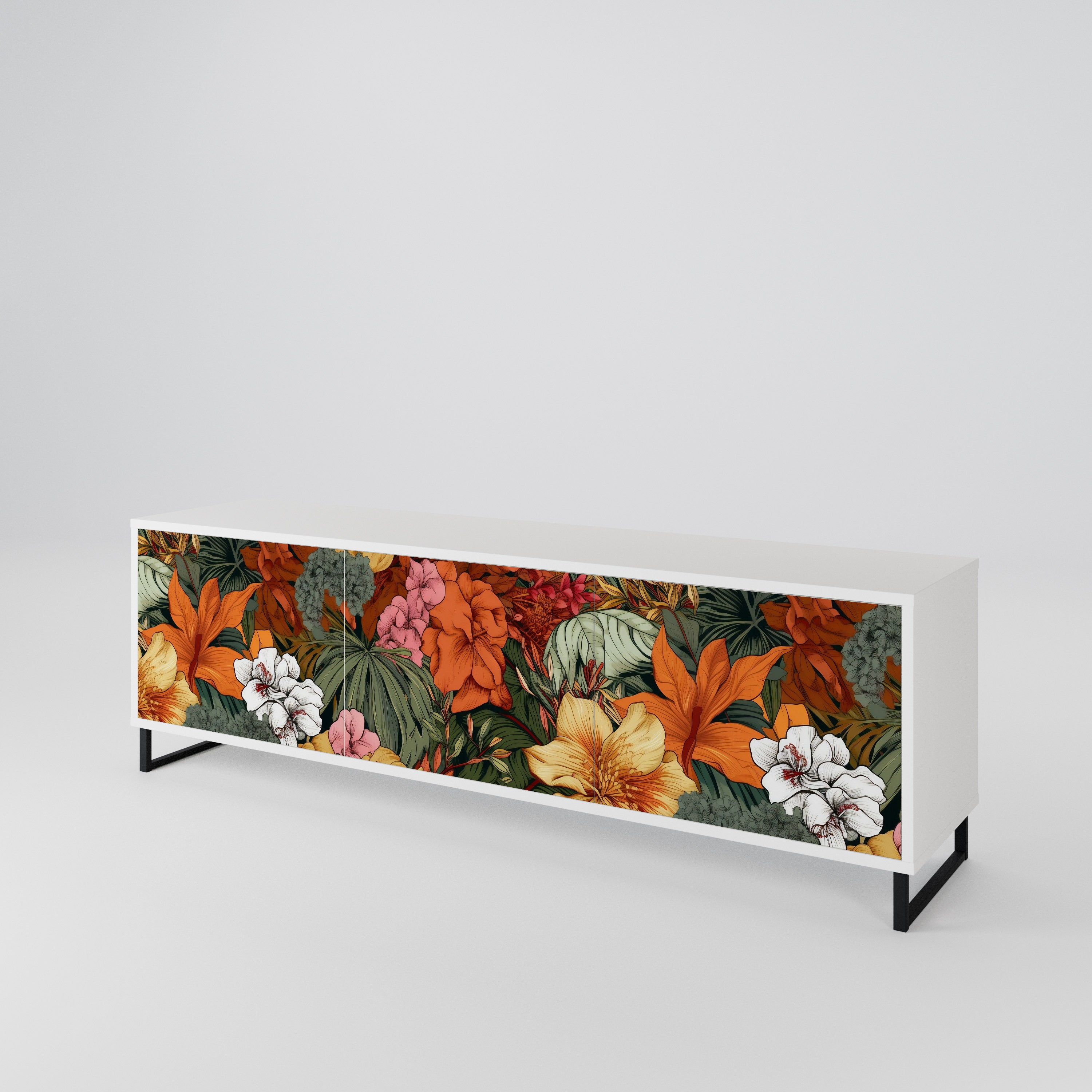 RADIANT FLORA 3-türiges TV-Lowboard