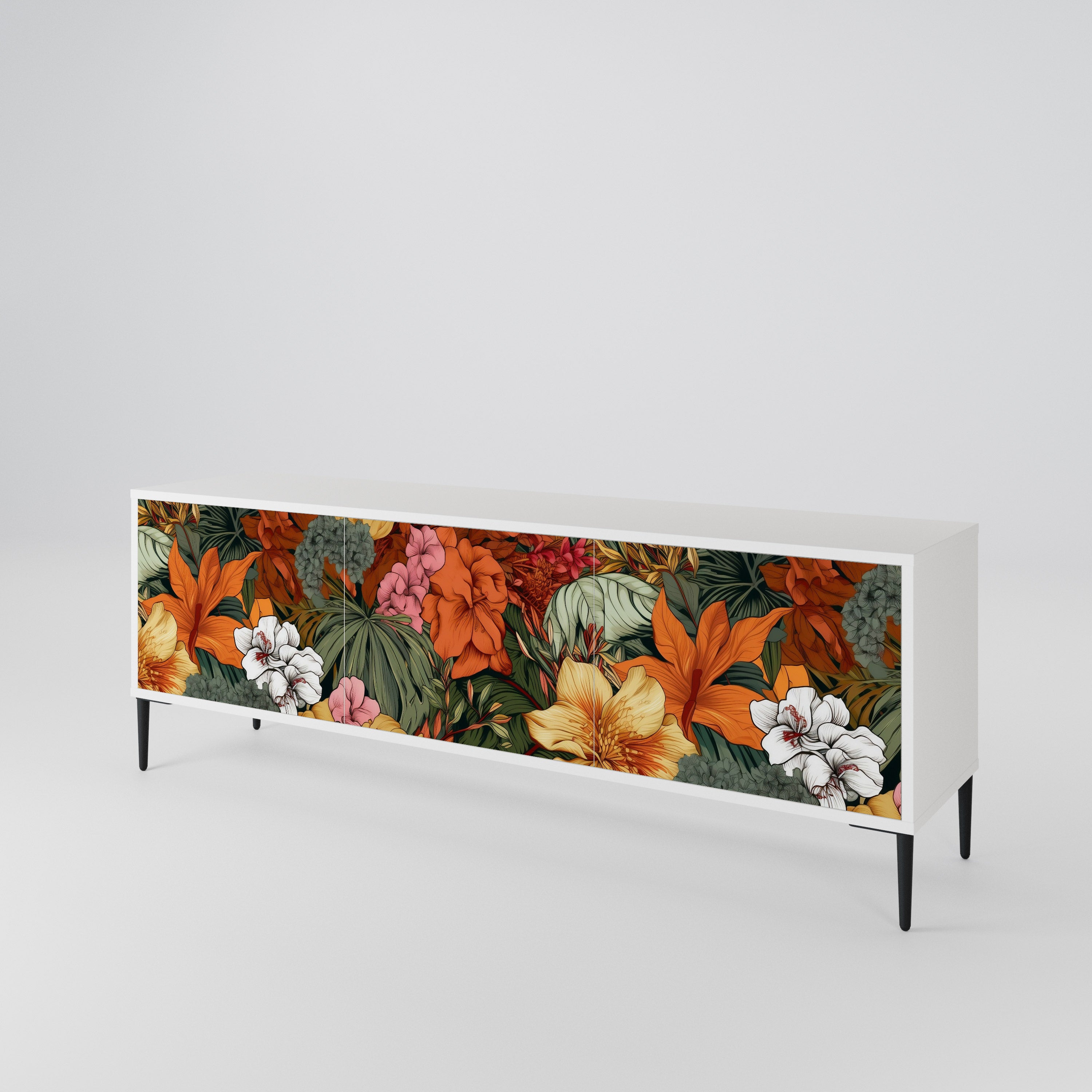 RADIANT FLORA 3-türiges TV-Lowboard