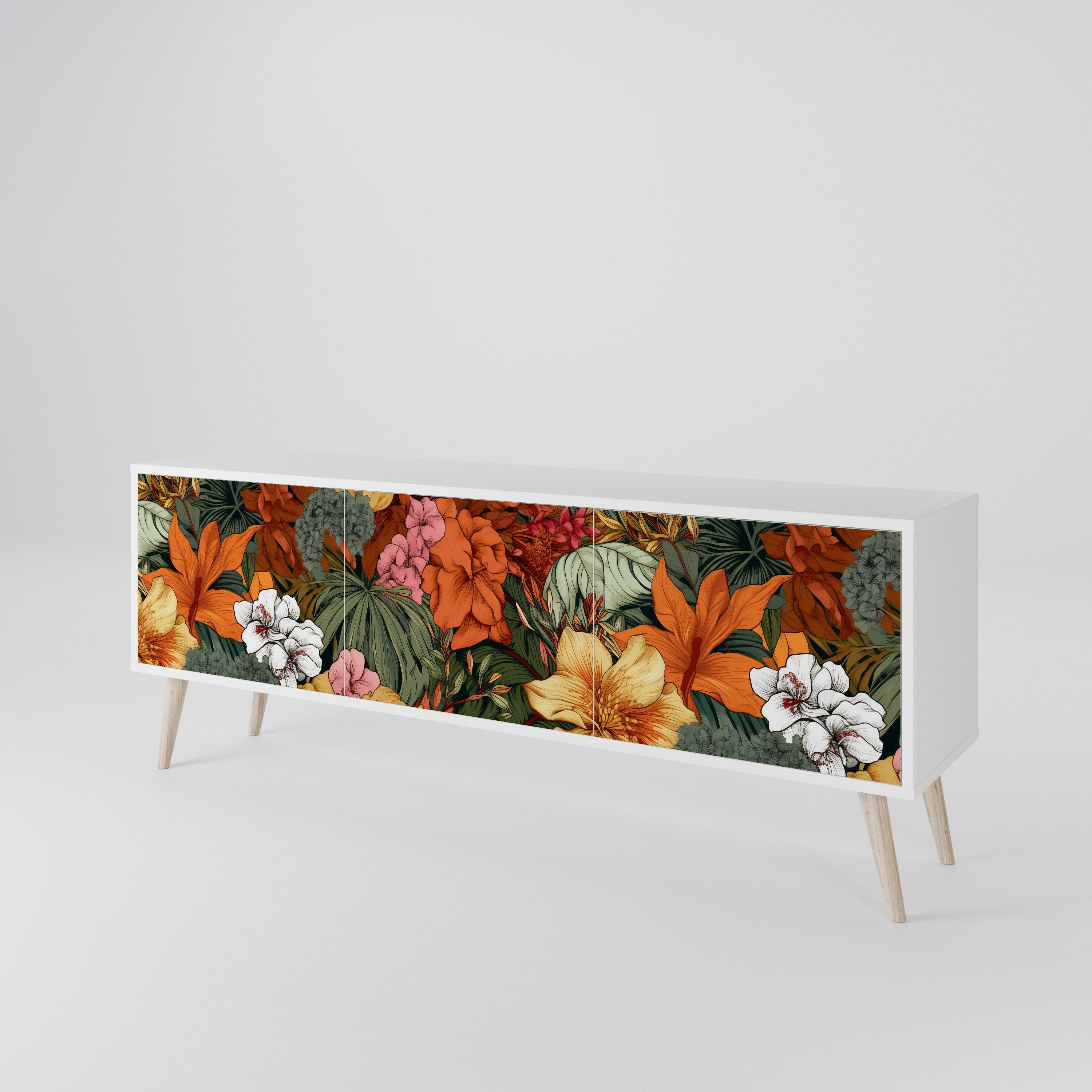 RADIANT FLORA 3-türiges TV-Lowboard