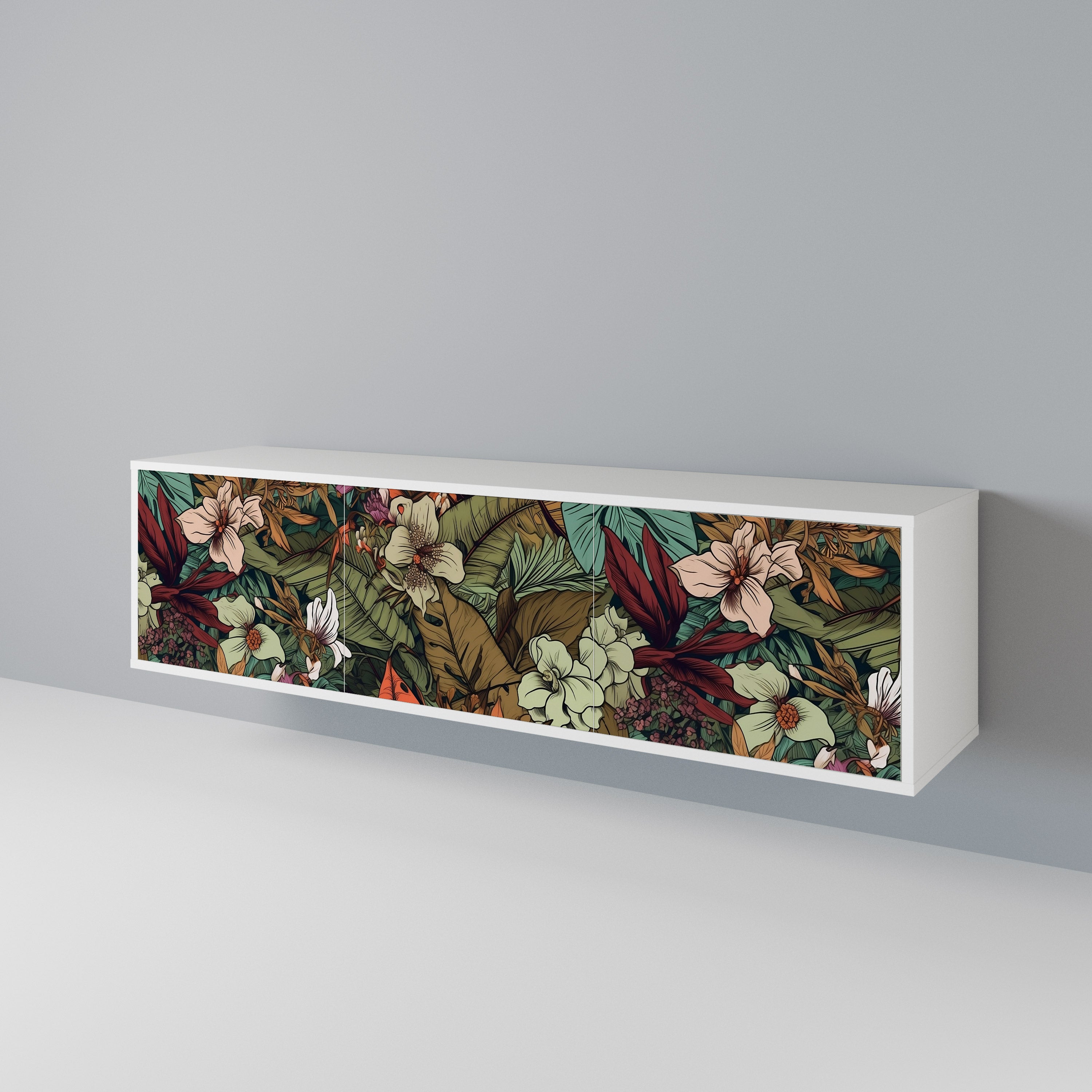 BOTANICAL EMERGENCE 3-türiges TV-Lowboard