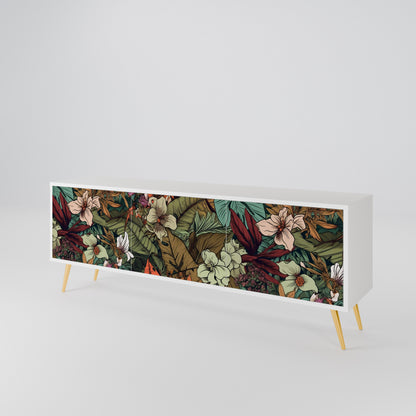 BOTANICAL EMERGENCE 3-türiges TV-Lowboard
