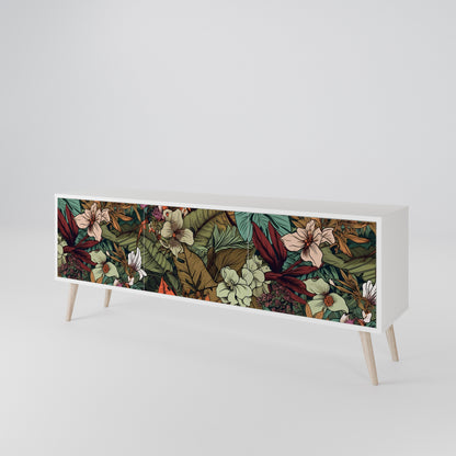 BOTANICAL EMERGENCE 3-türiges TV-Lowboard