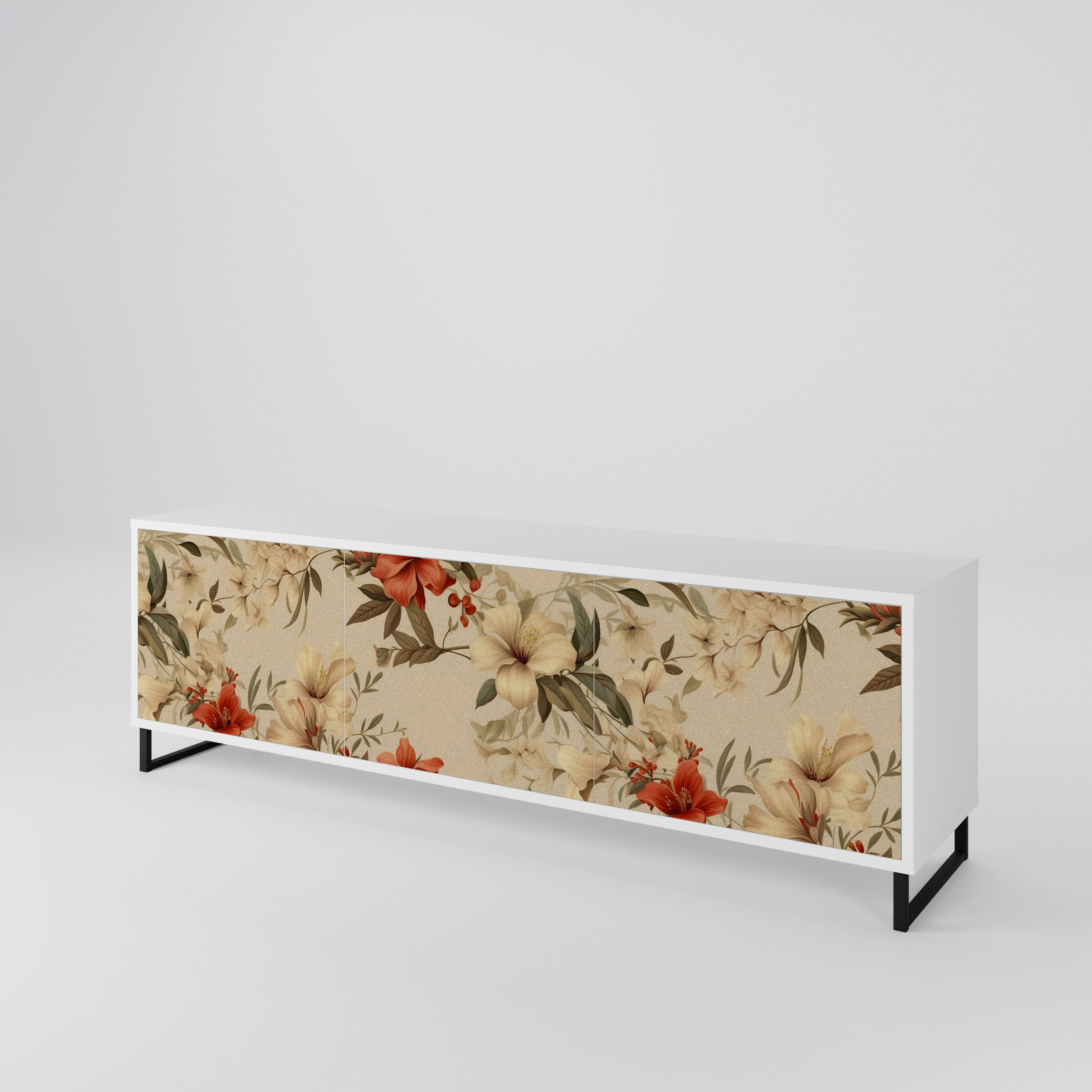 BLOOMING HARMONY 3-türiges TV-Lowboard