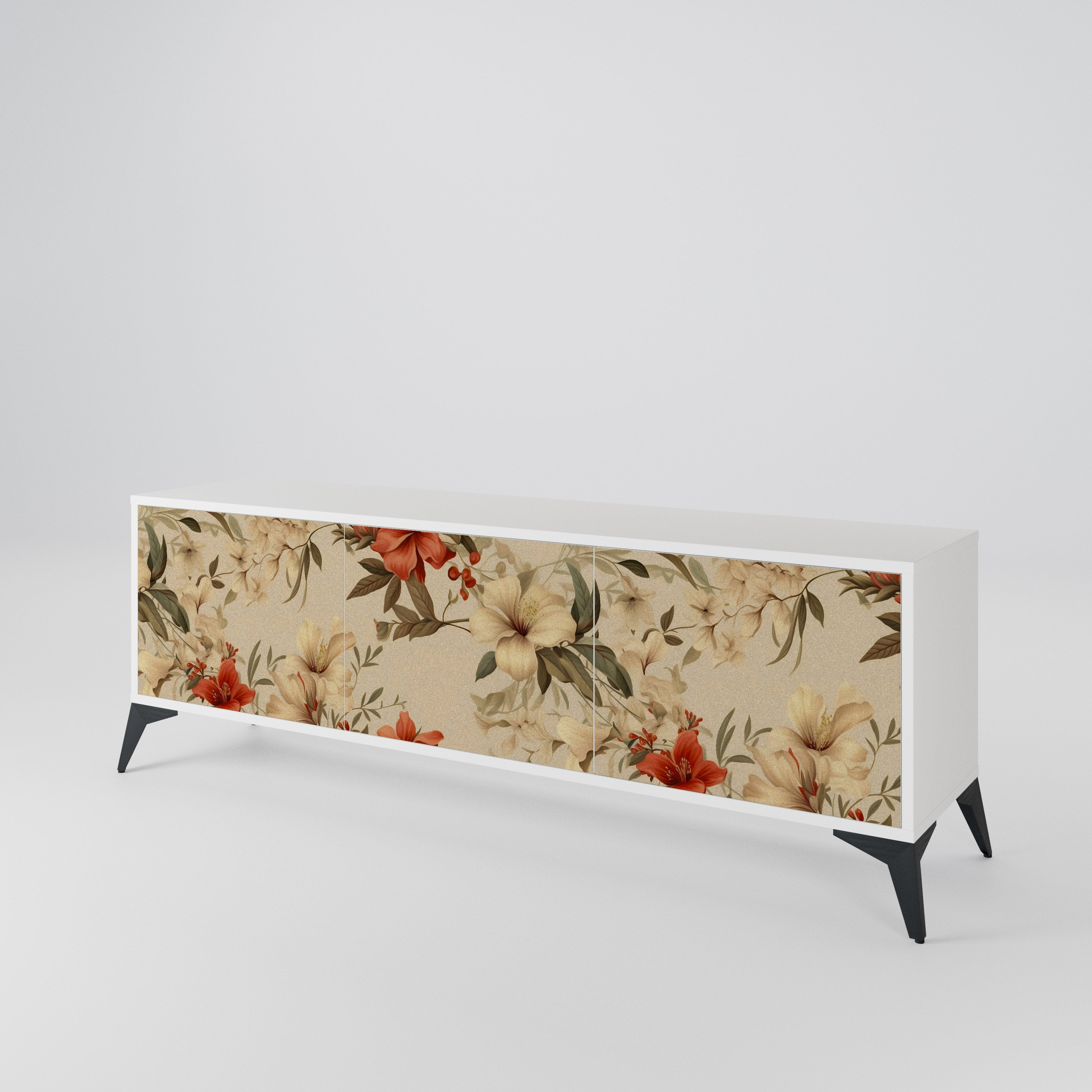 BLOOMING HARMONY 3-türiges TV-Lowboard