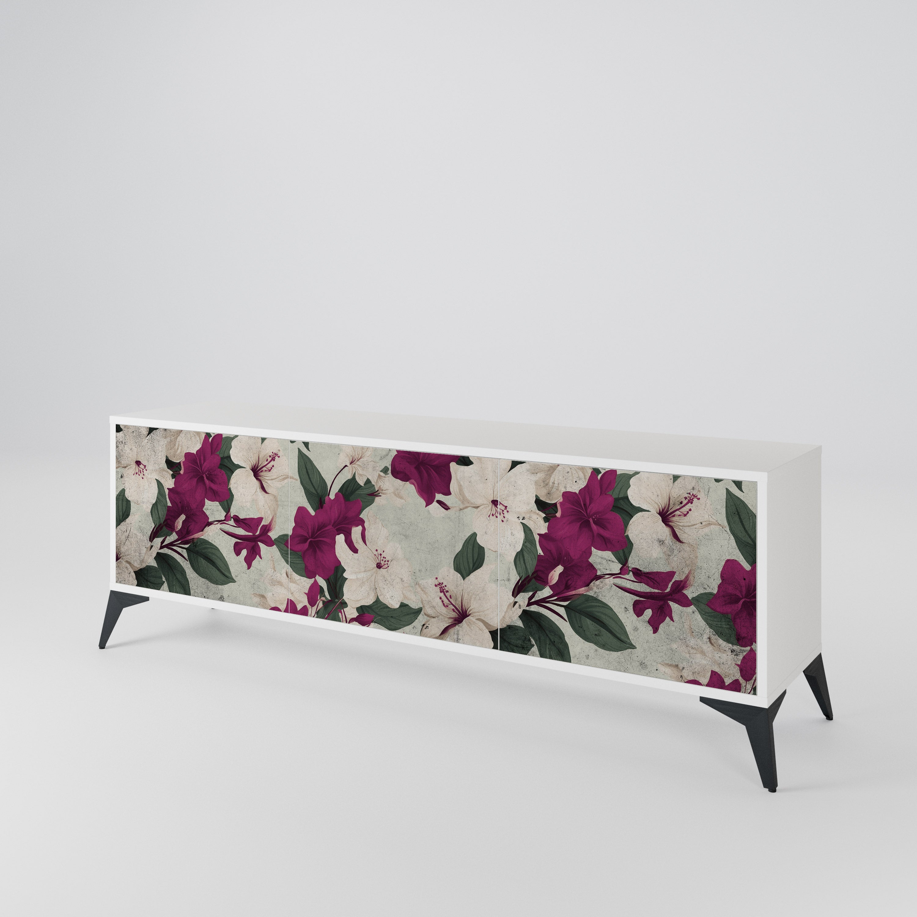 FLOWERET DREAM 3-türiges TV-Lowboard