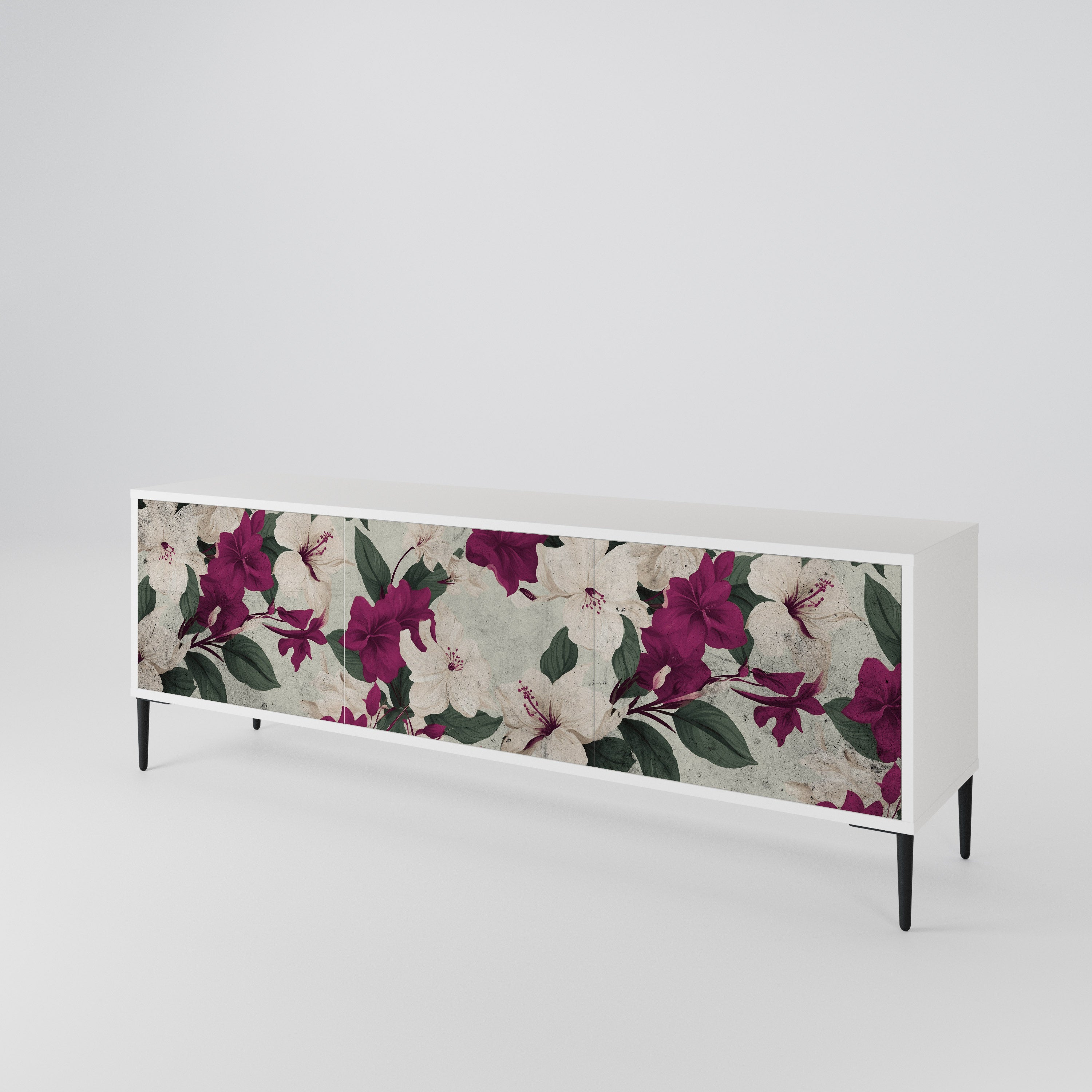 FLOWERET DREAM 3-türiges TV-Lowboard