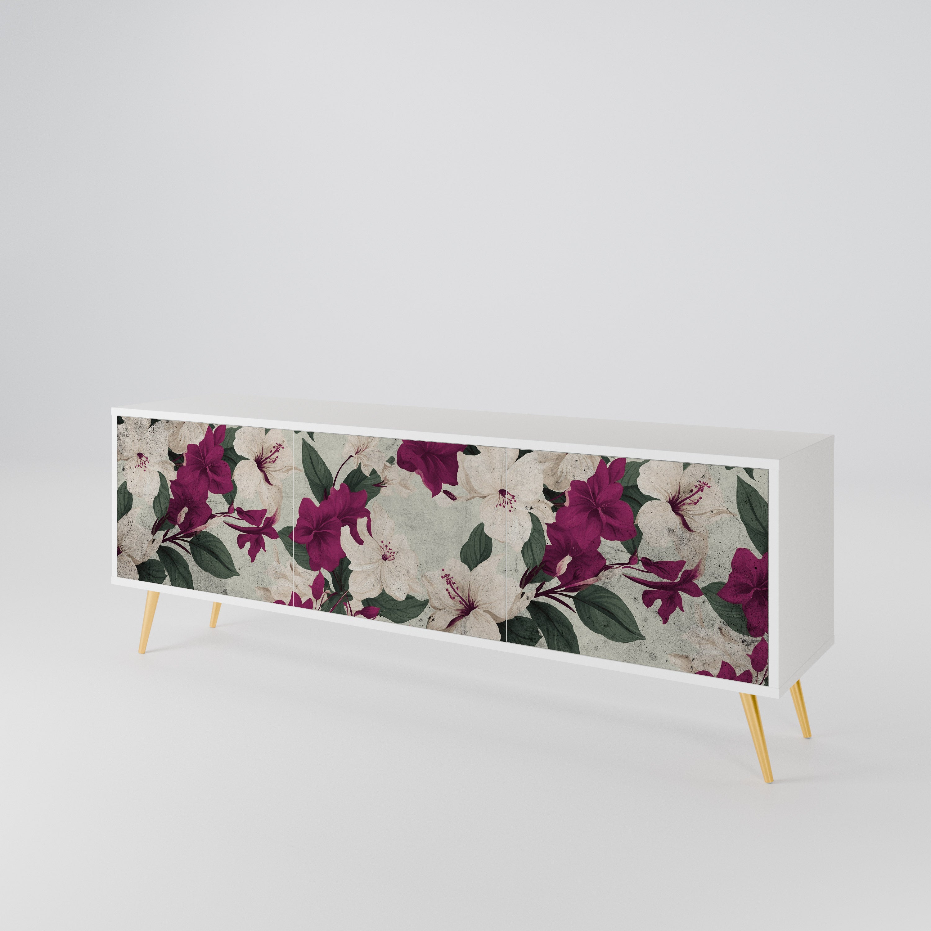 FLOWERET DREAM 3-türiges TV-Lowboard