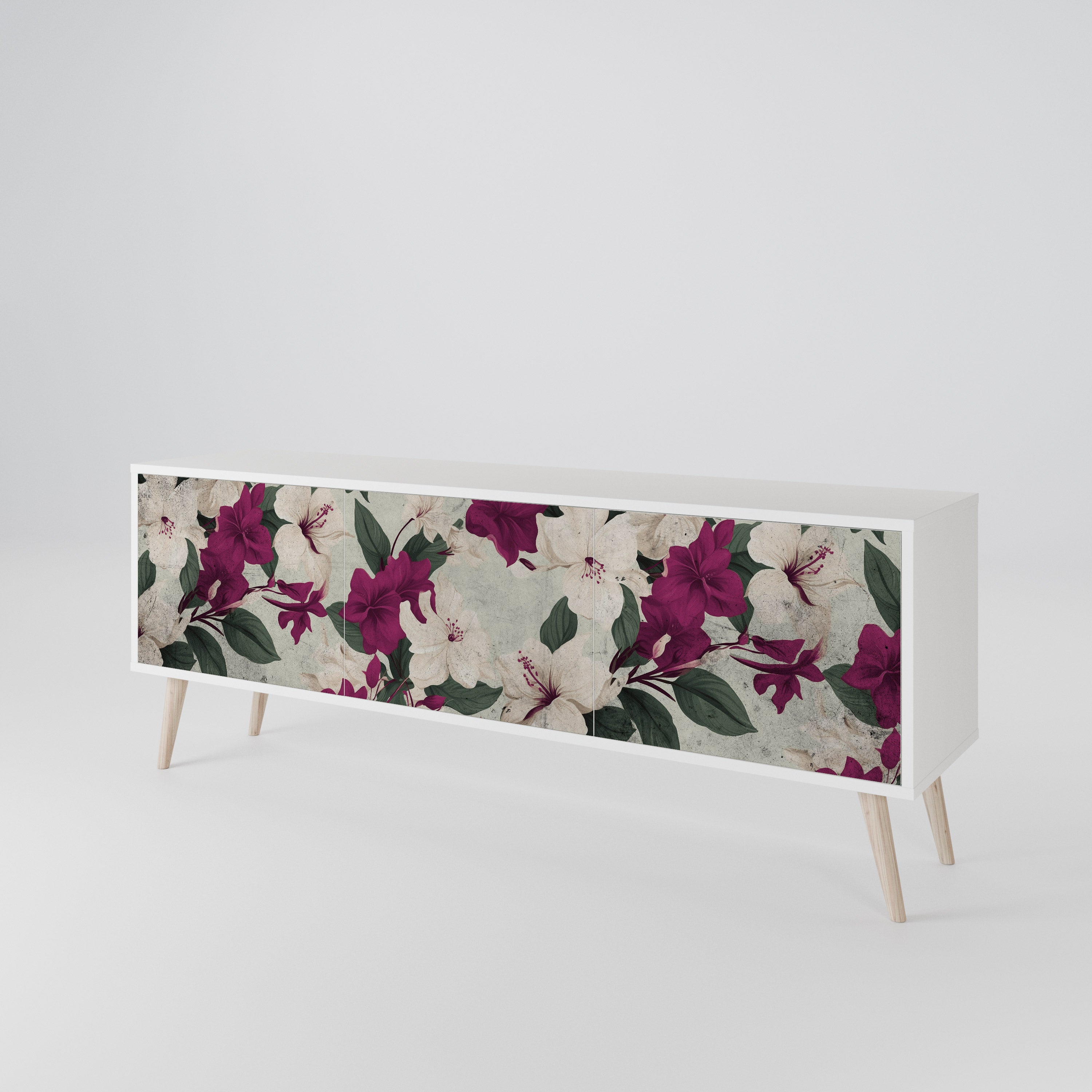FLOWERET DREAM 3-türiges TV-Lowboard