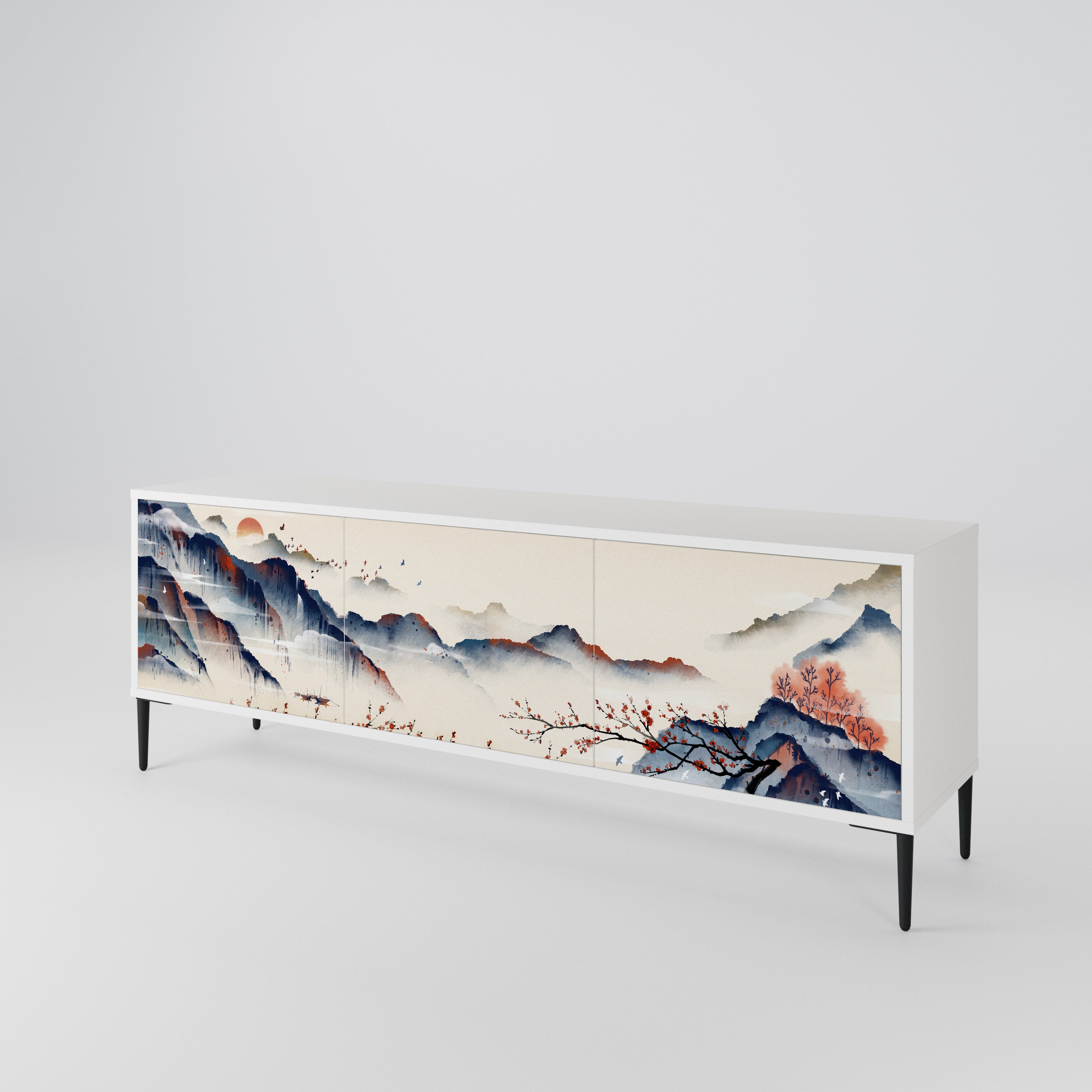 JAPANESE LANDSCAPE 3-türiges TV-Lowboard