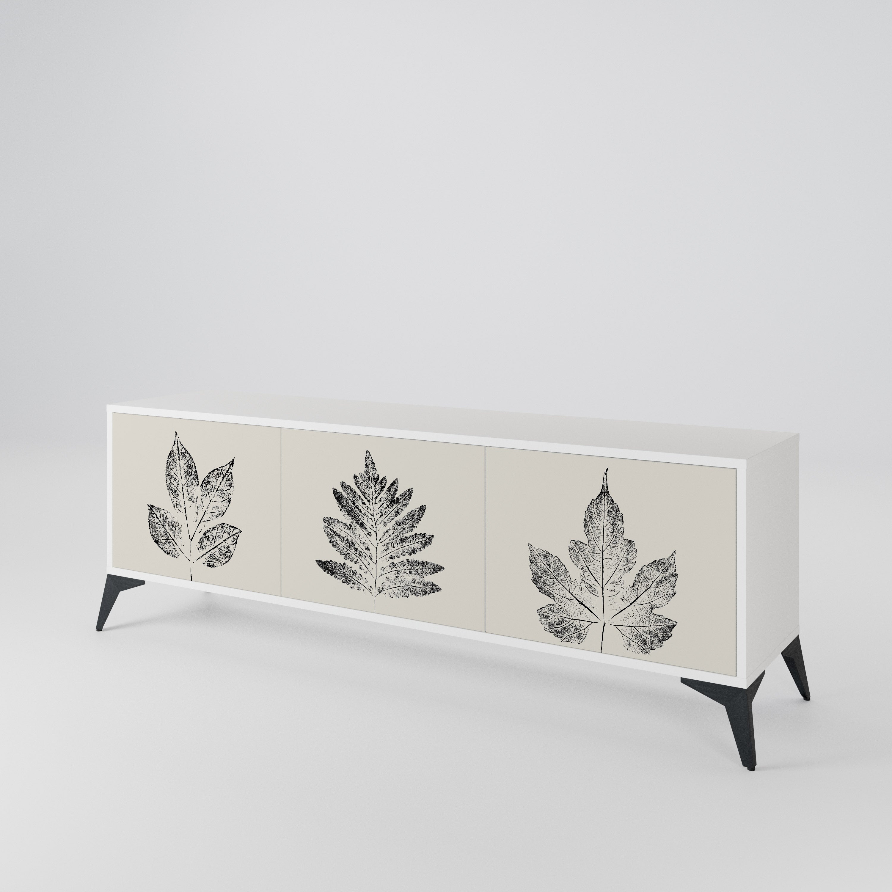 LEAFY STAMPS 3-türiges TV-Lowboard