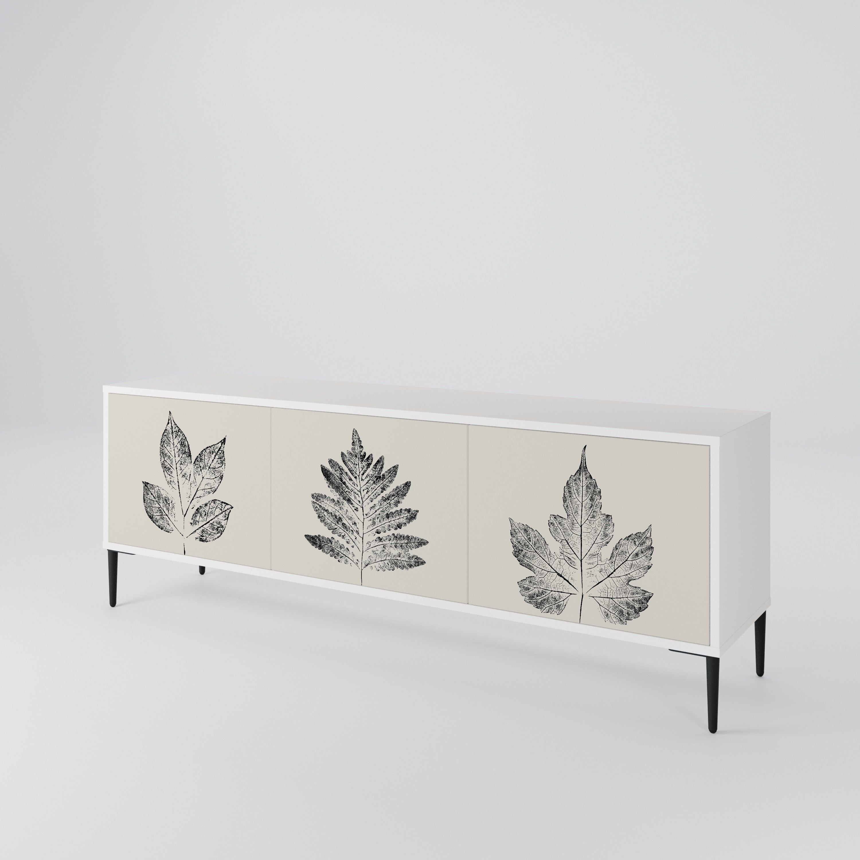 LEAFY STAMPS 3-türiges TV-Lowboard