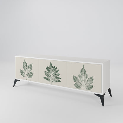 GREEN LEAFY STAMPS Mueble de TV de 3 Puertas
