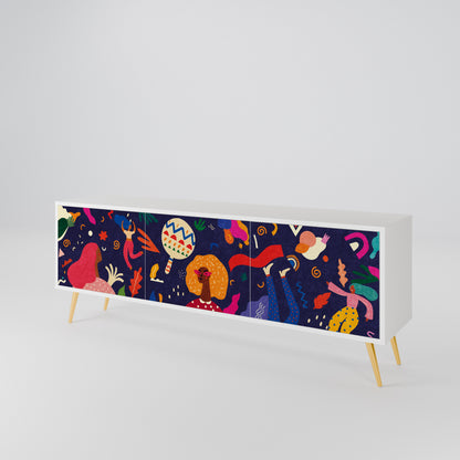 FESTIVE PLEASURES Έπιπλο τηλεόρασης 3-θυρών