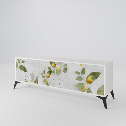ELEGANT BOTANICS Móvel de TV de 3 Portas