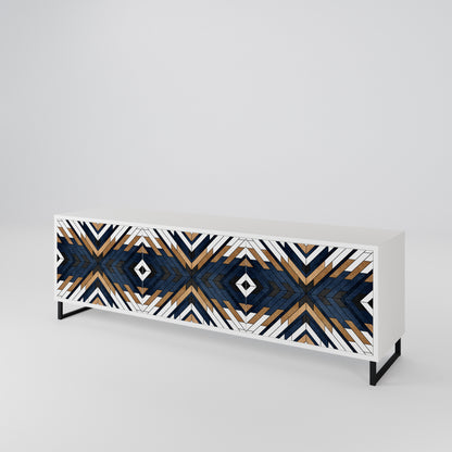 ARTFUL GEOMETRY Mueble de TV de 3 Puertas