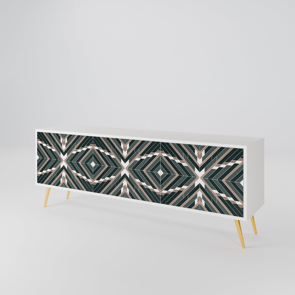 DIMENSION DELIGHTS 3-Door TV Cabinet