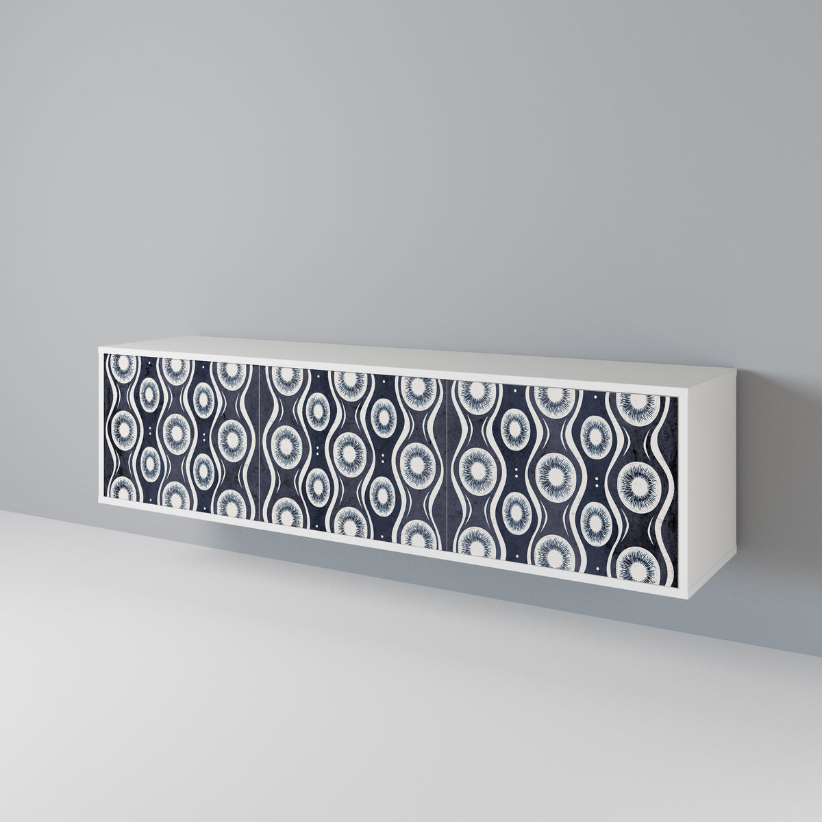 GRAPHITE EYES 3-Door TV Cabinet