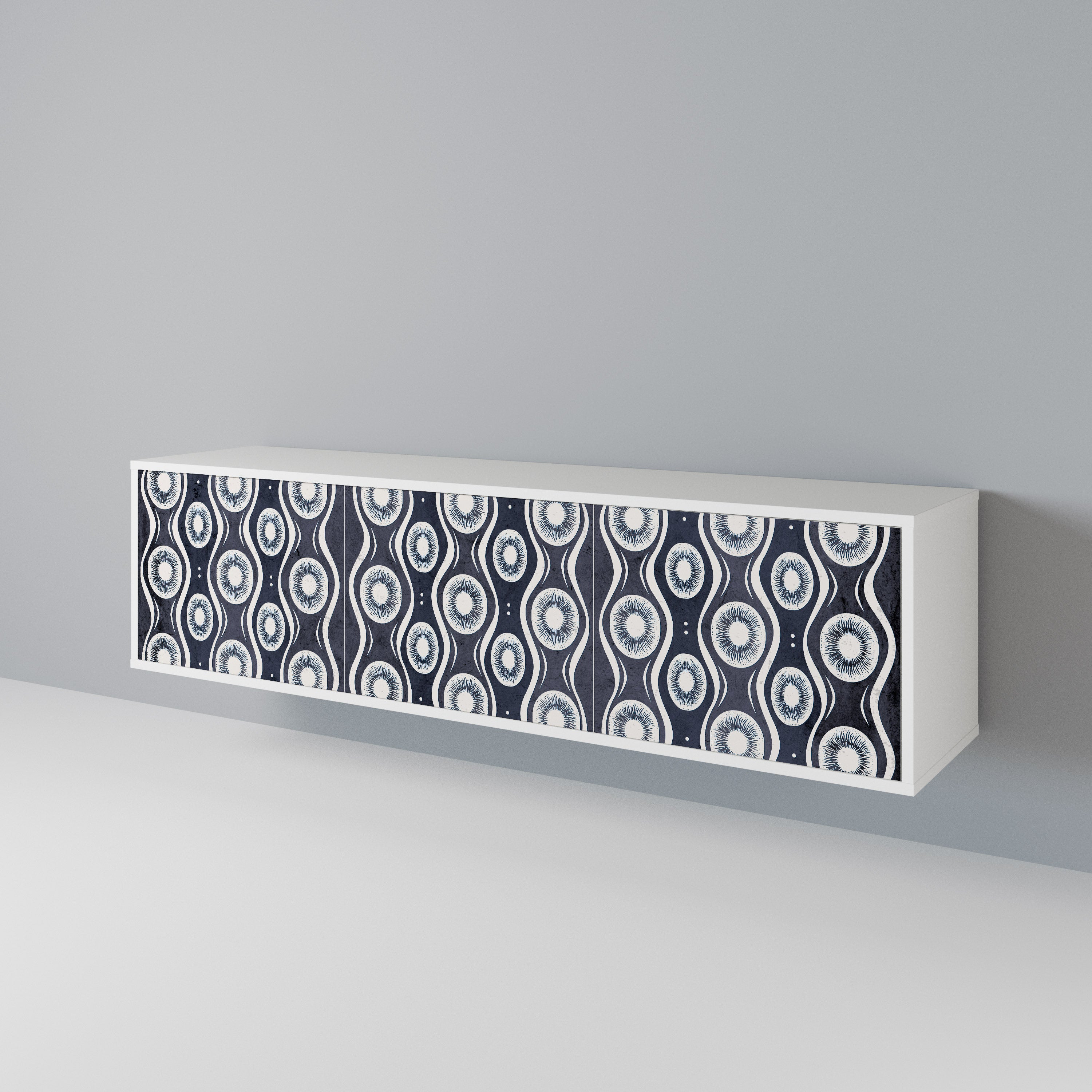 GRAPHITE EYES 3-türiges TV-Lowboard