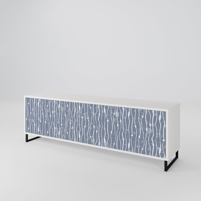 GRAPHITE RAIN 3-Door TV Cabinet