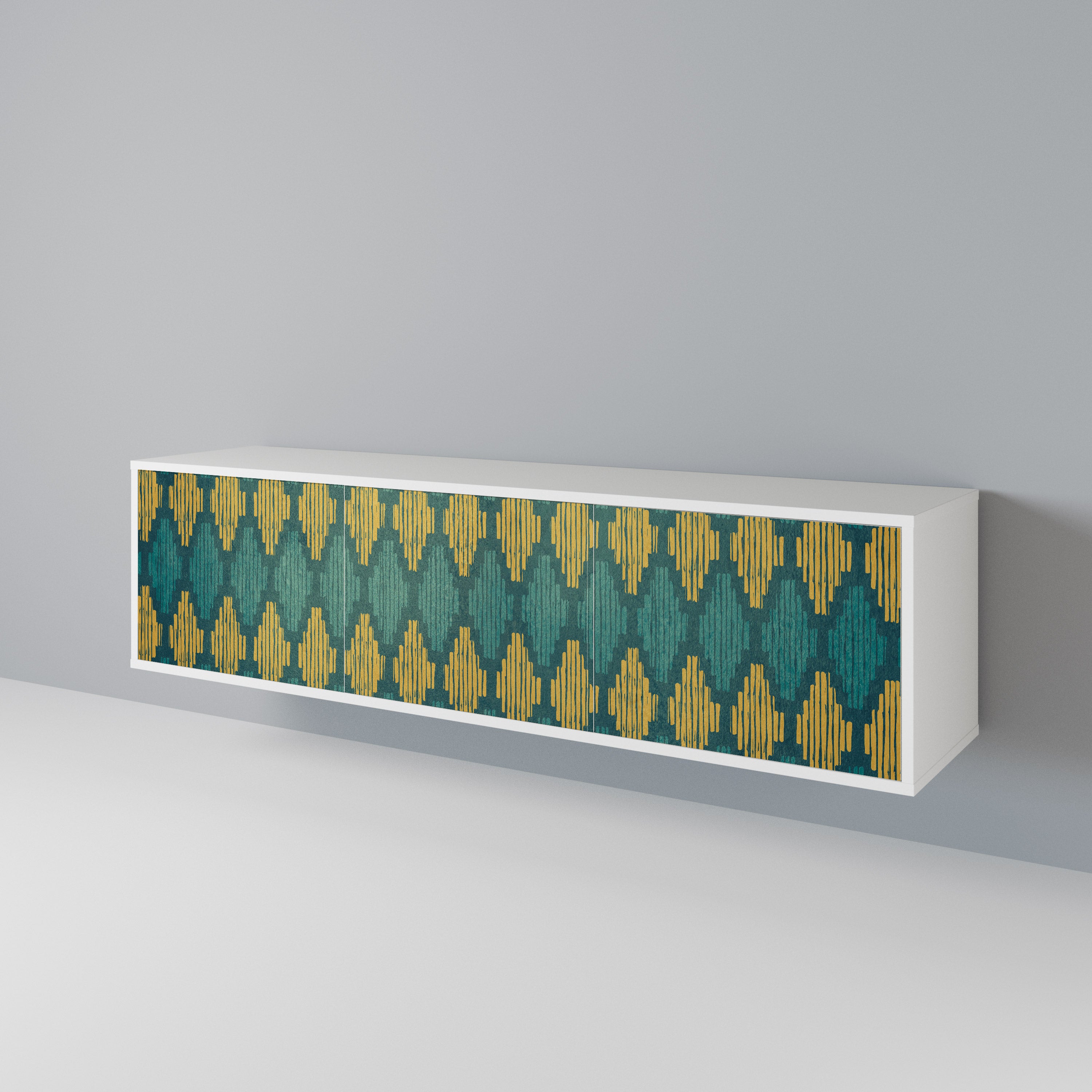 POLYGONS 3-türiges TV-Lowboard