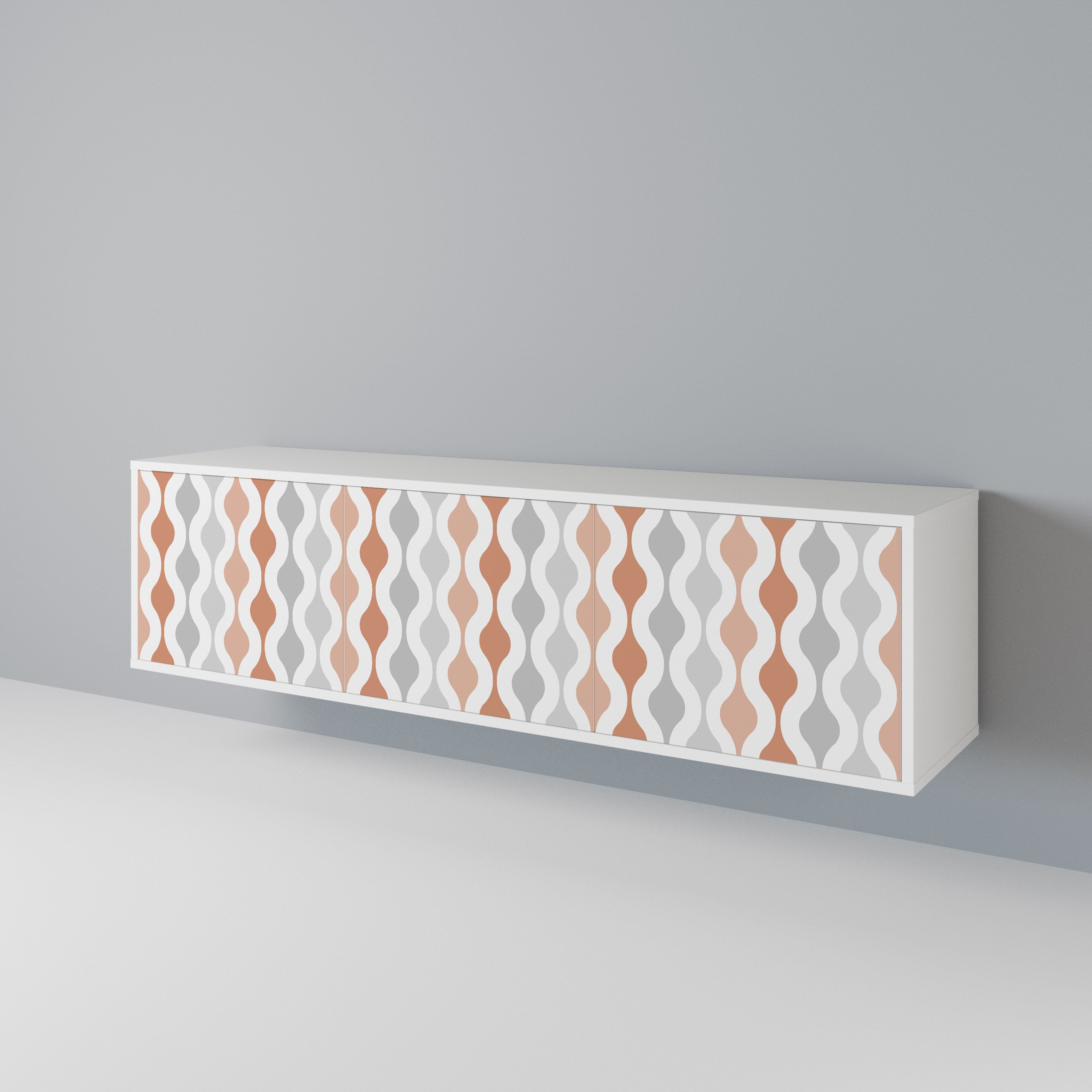 HAZY NOSTALGIA Mueble de TV de 3 Puertas
