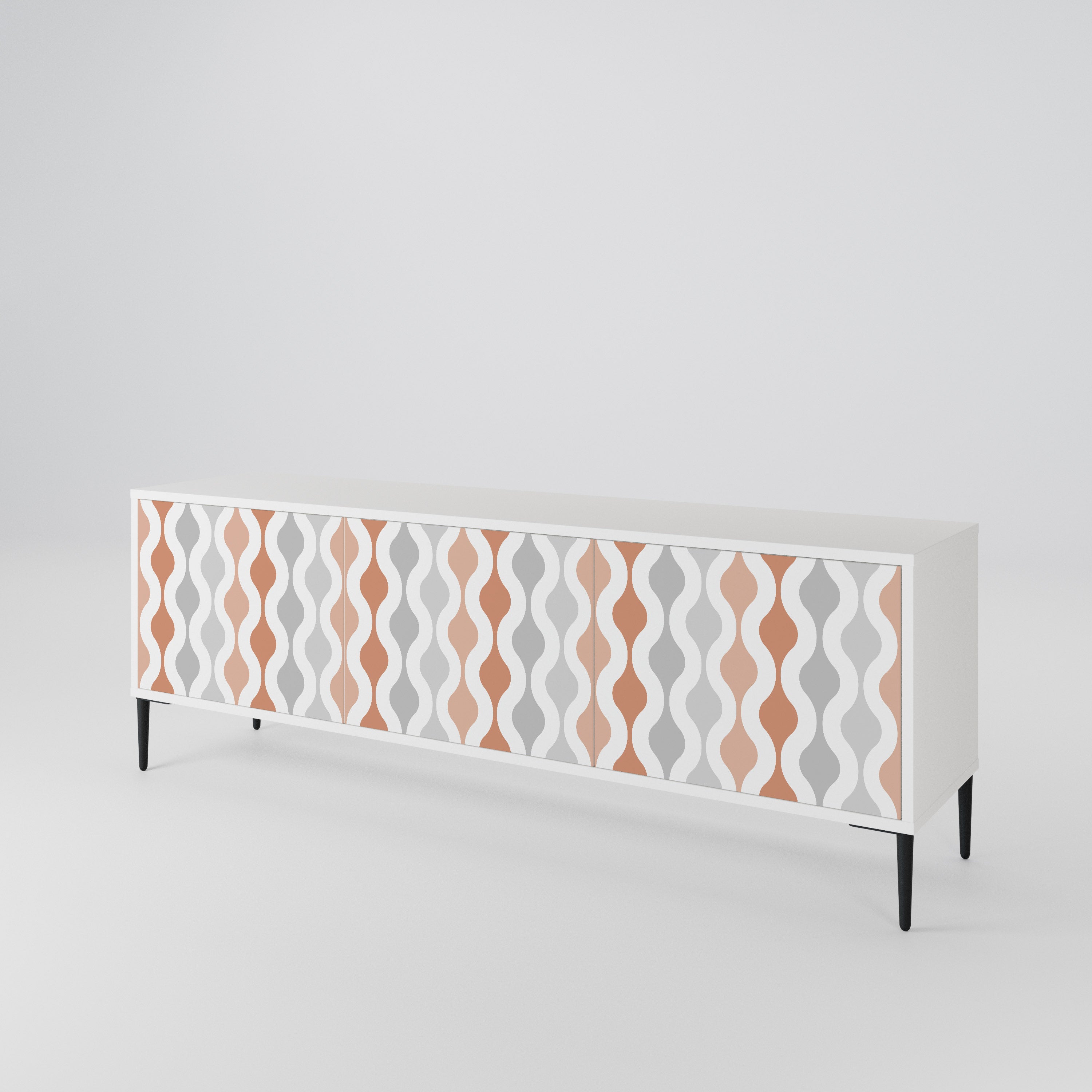 HAZY NOSTALGIA Mueble de TV de 3 Puertas