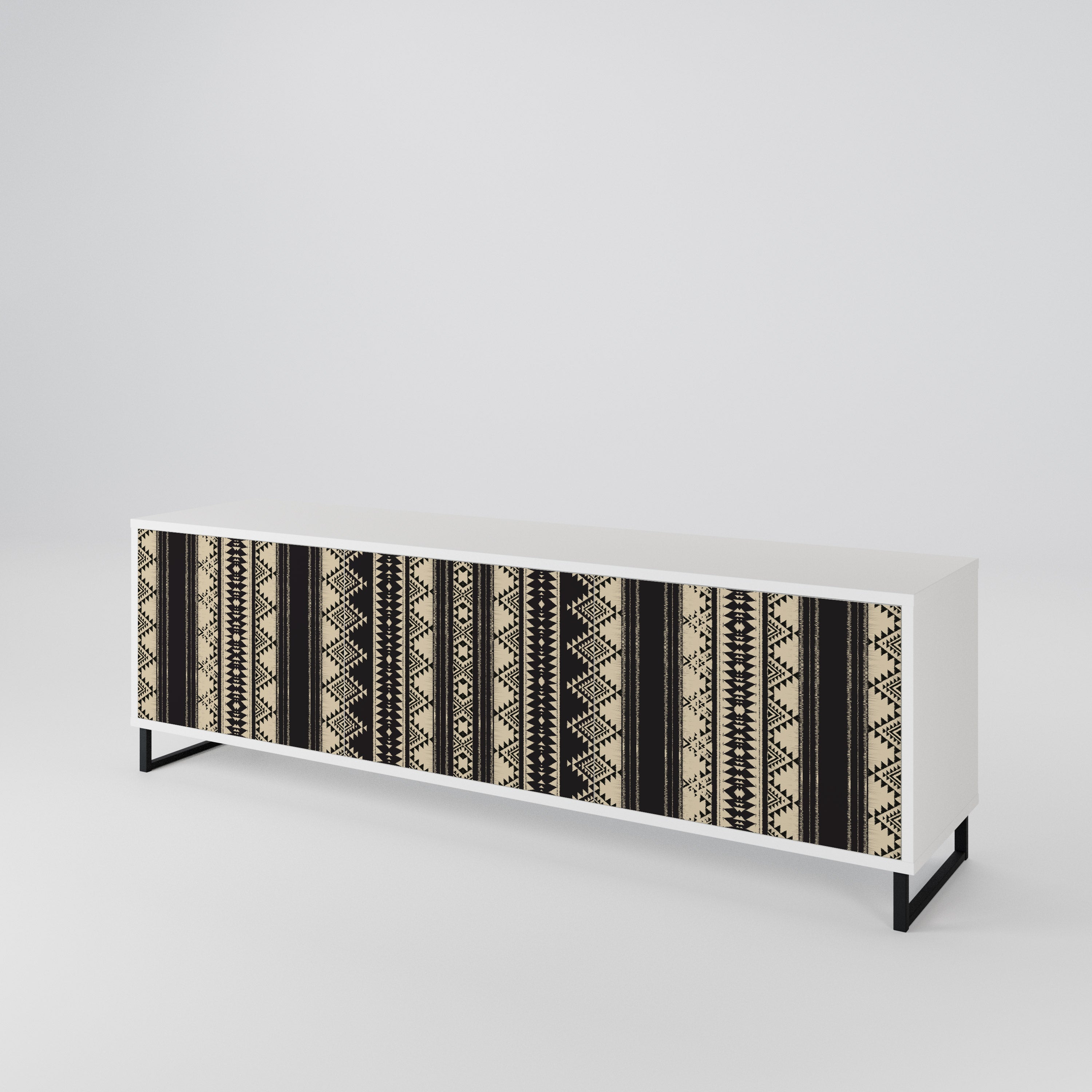AZTEC Mueble de TV de 3 Puertas