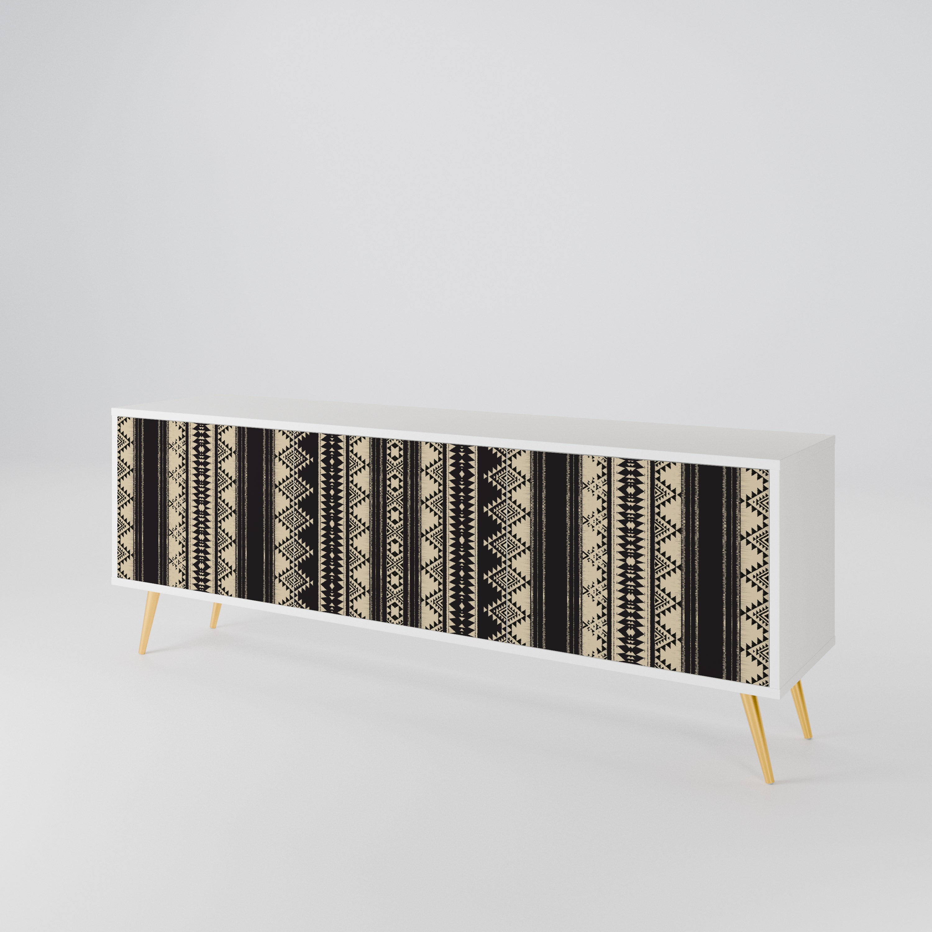 AZTEC Mueble de TV de 3 Puertas