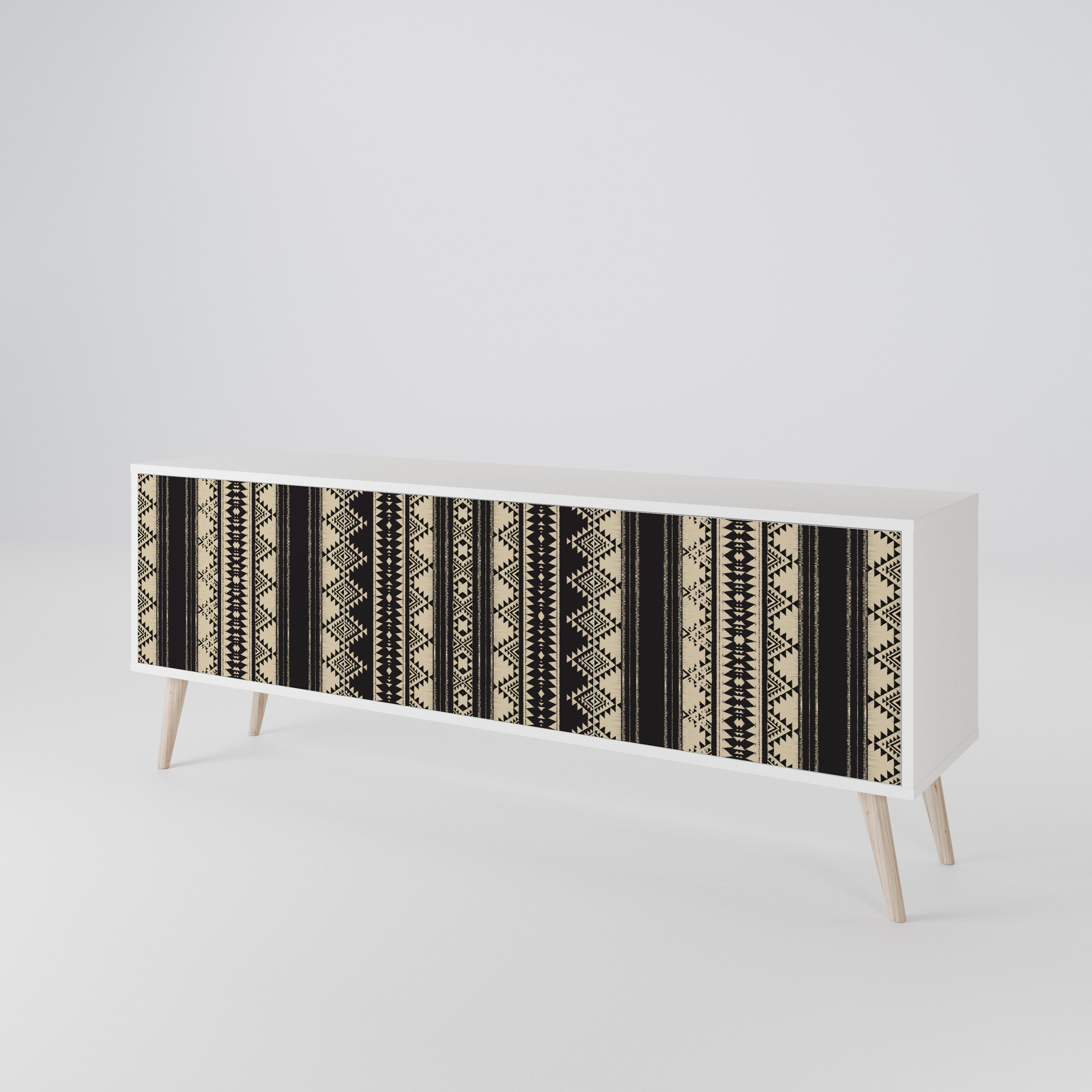 AZTEC Mueble de TV de 3 Puertas