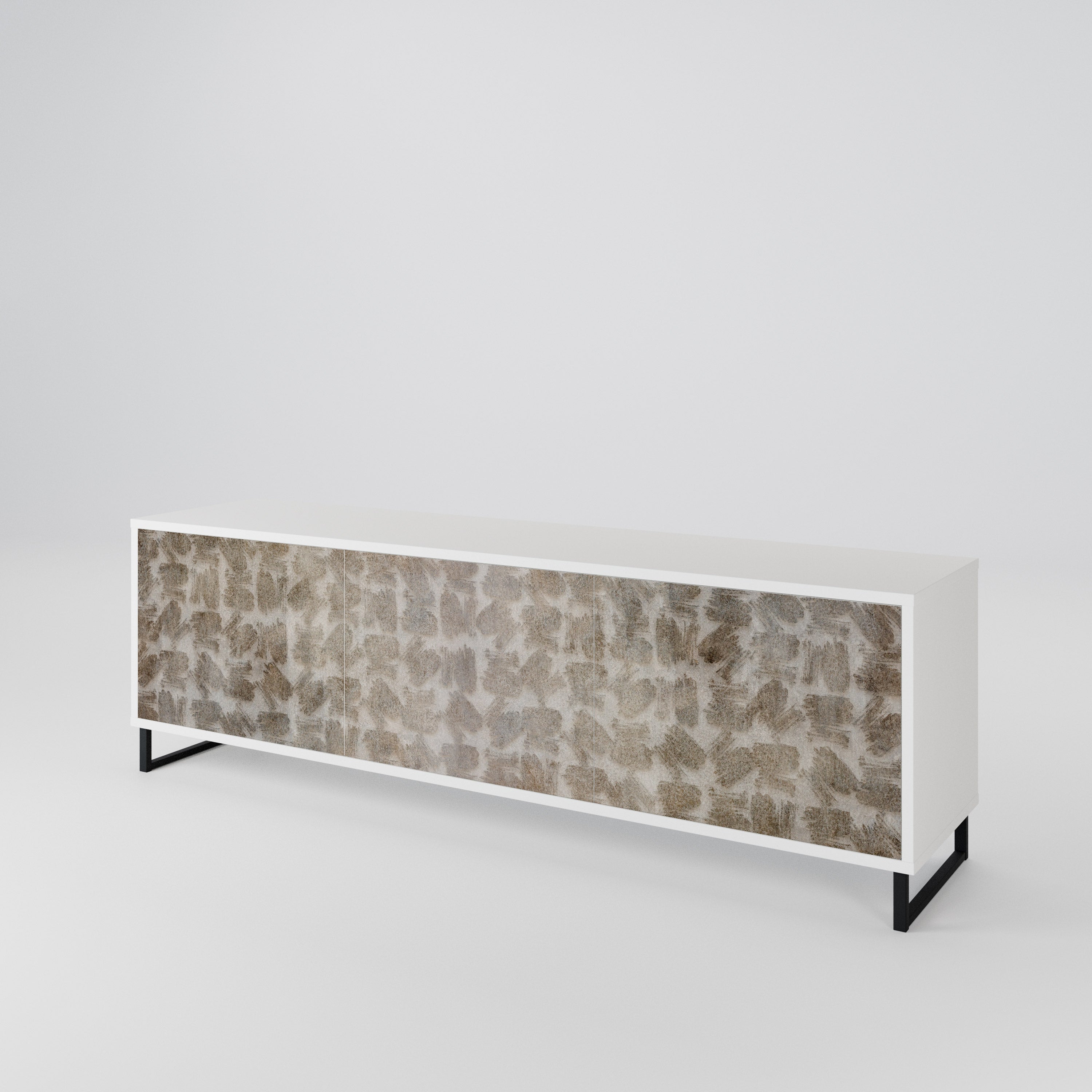 SLIGHTLY BLURRED Mueble de TV de 3 Puertas